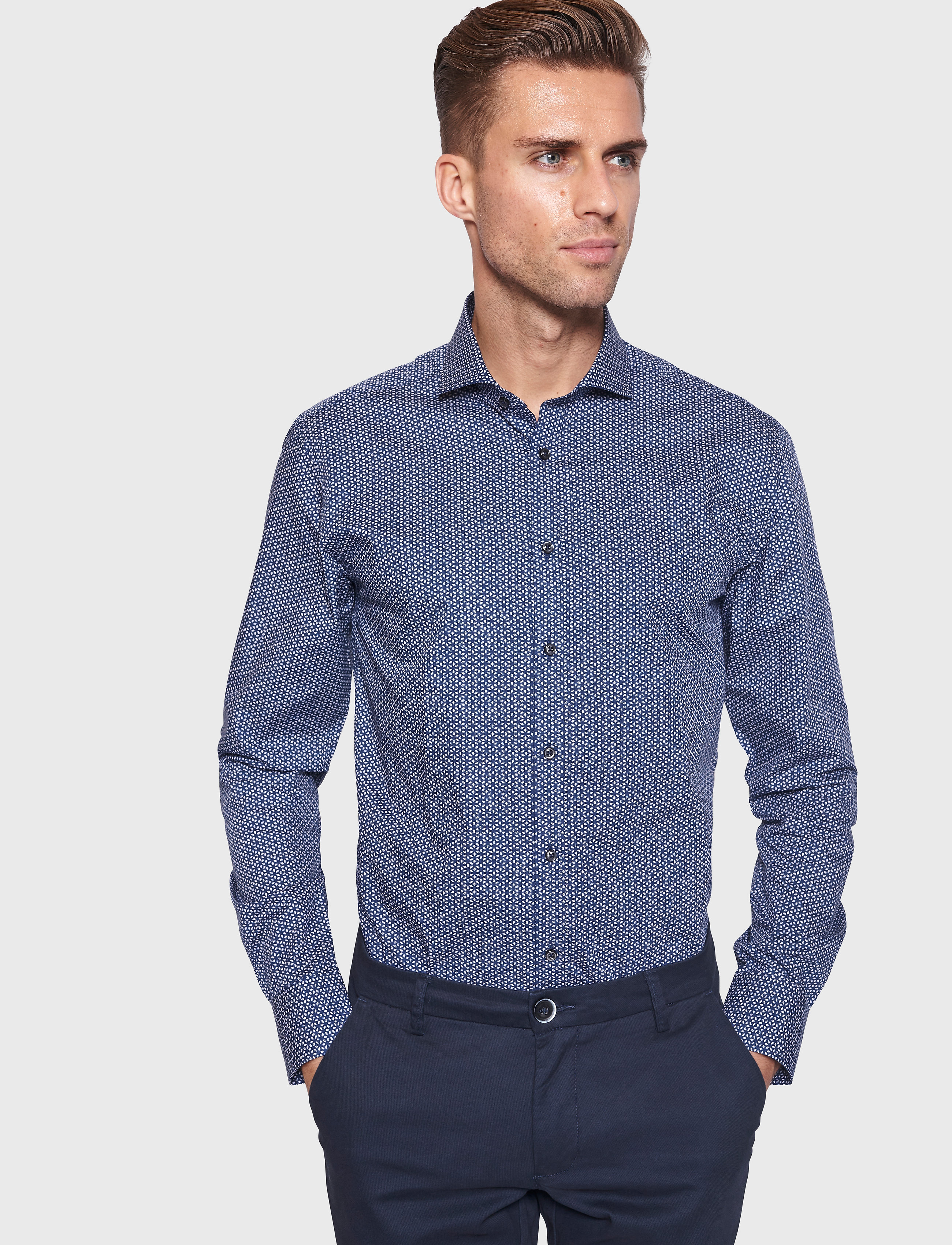 Bruun & Stengade - BS Andrew, Slim Fit - navy - 3