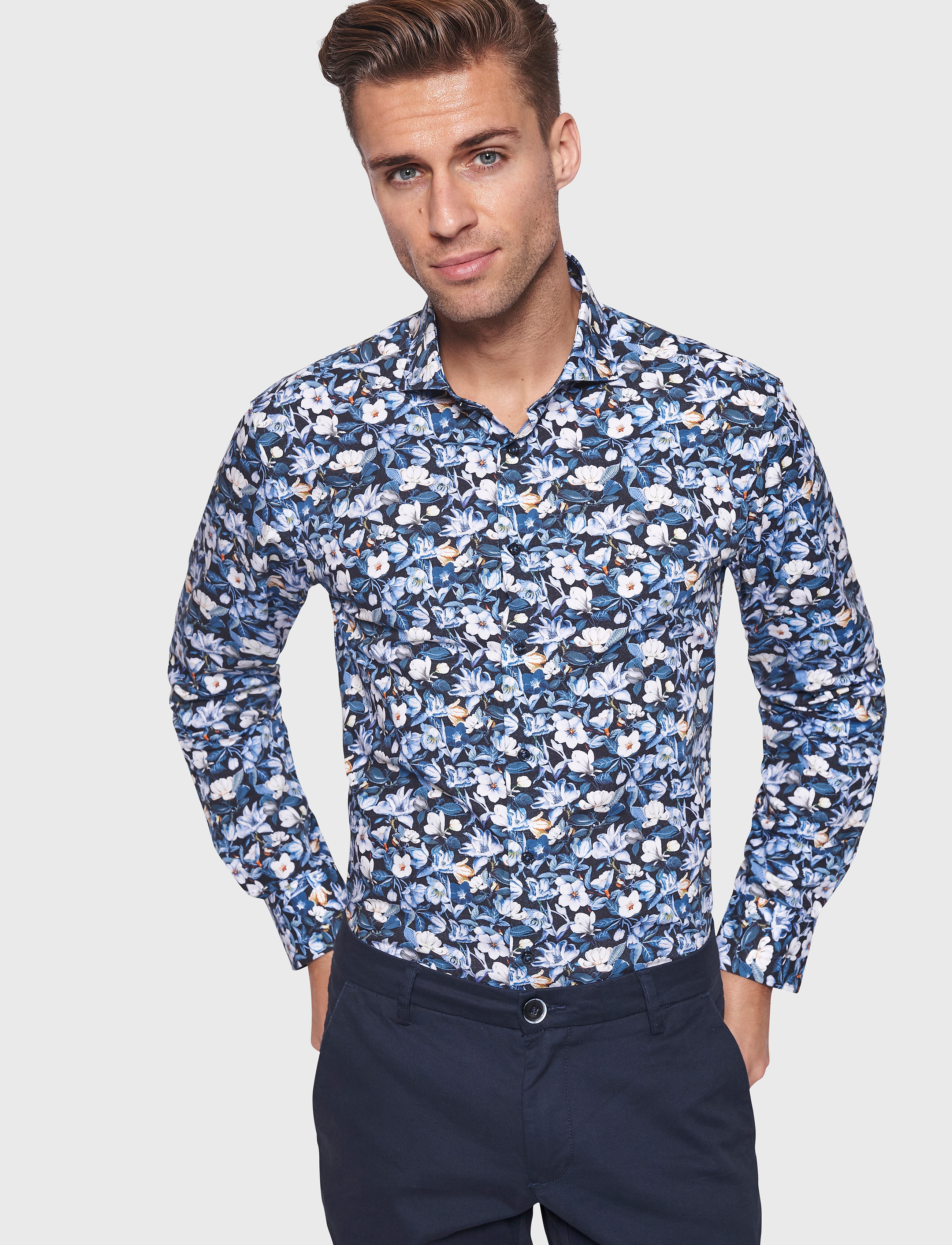 Bruun & Stengade - BS Hakim, Modern Fit - blue - 3