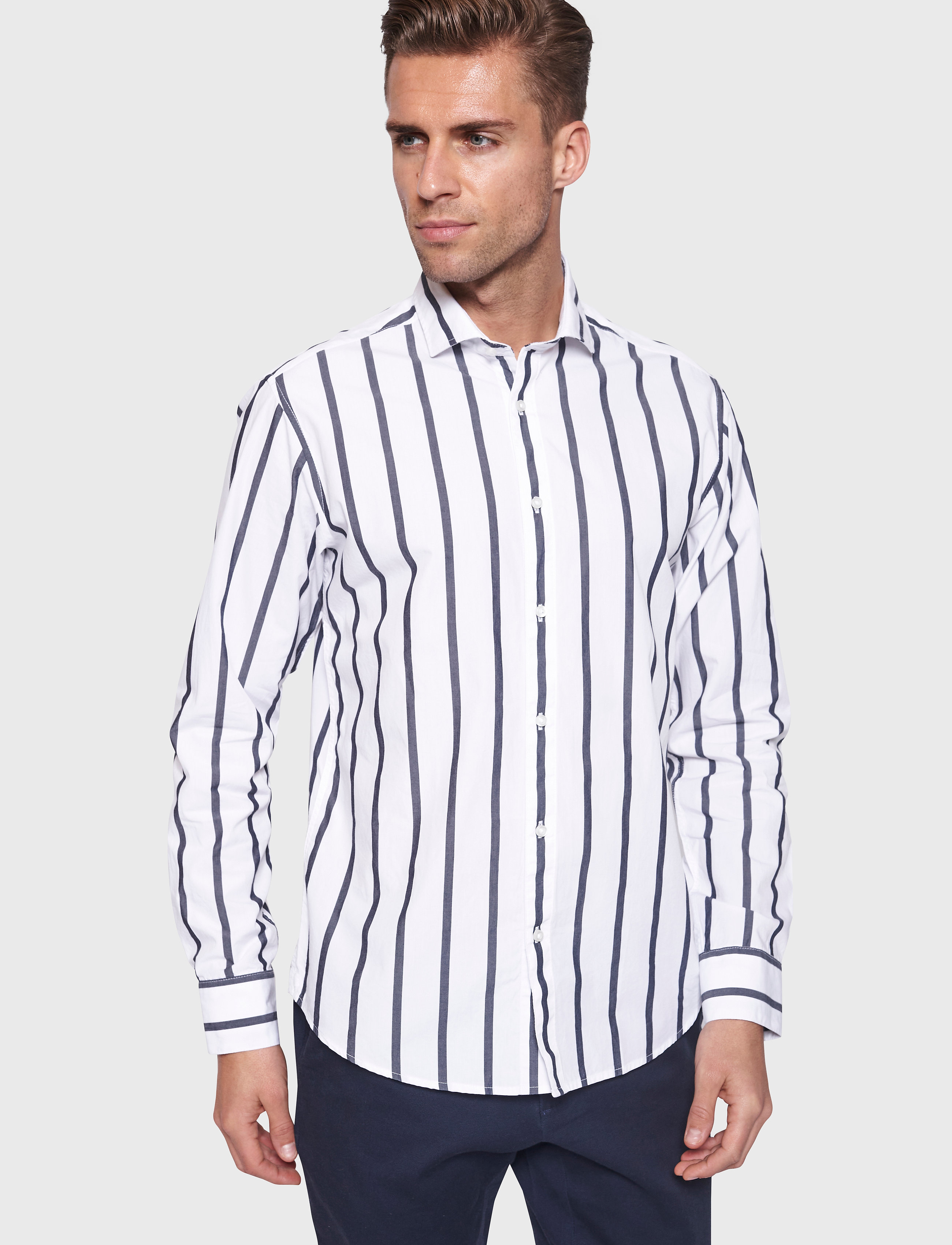 Bruun & Stengade - BS Sukumo, Slim Fit - white - 3