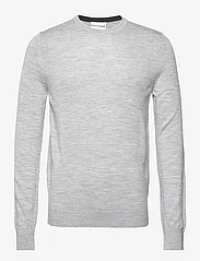 Bruun & Stengade - BS Jupiter regular fit knitwear - basic-strickmode - light grey - 0