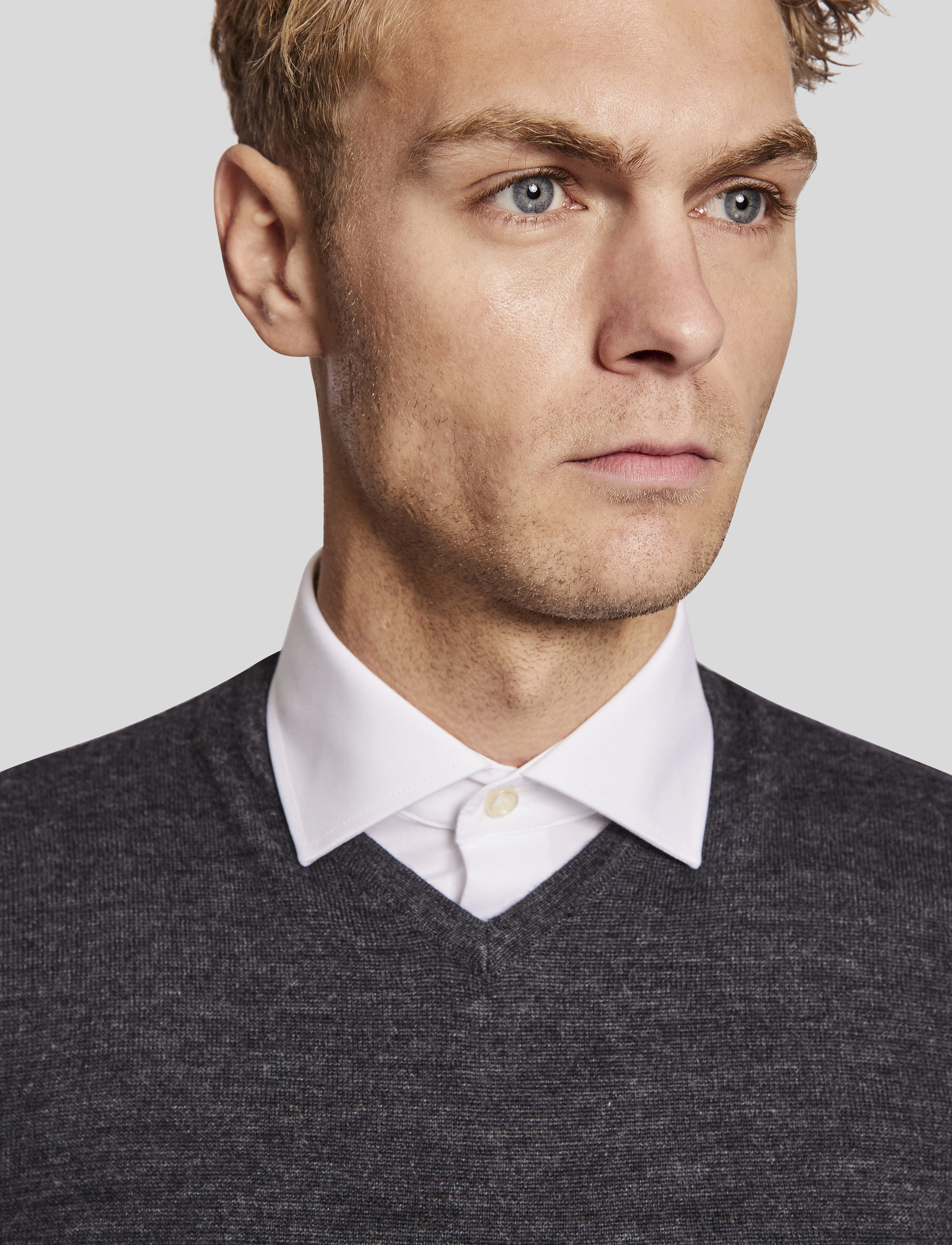 Bruun & Stengade - BS Merkur regular fit knitwear - grey - 5