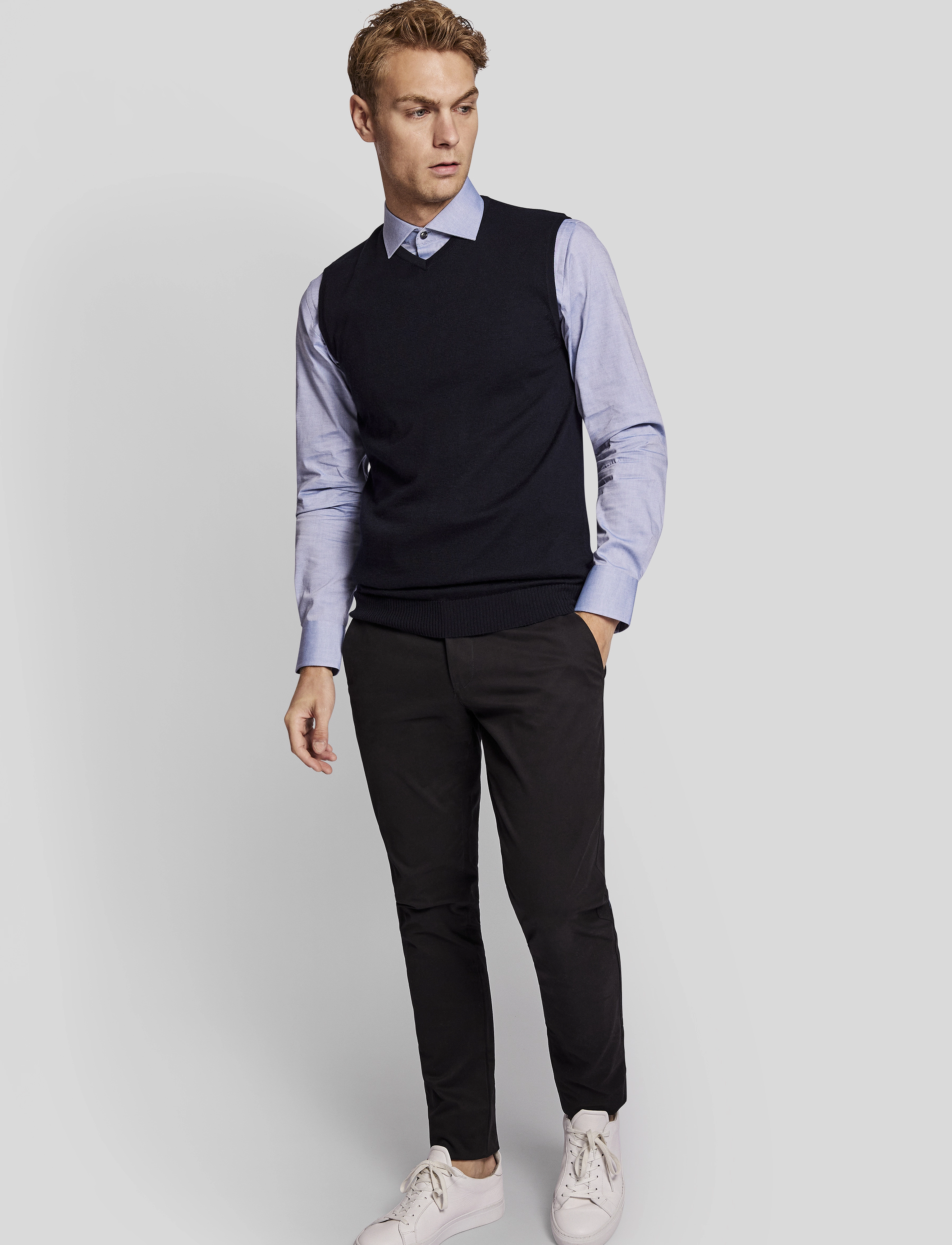 Bruun & Stengade - BS Merkur regular fit knitwear - navy - 2