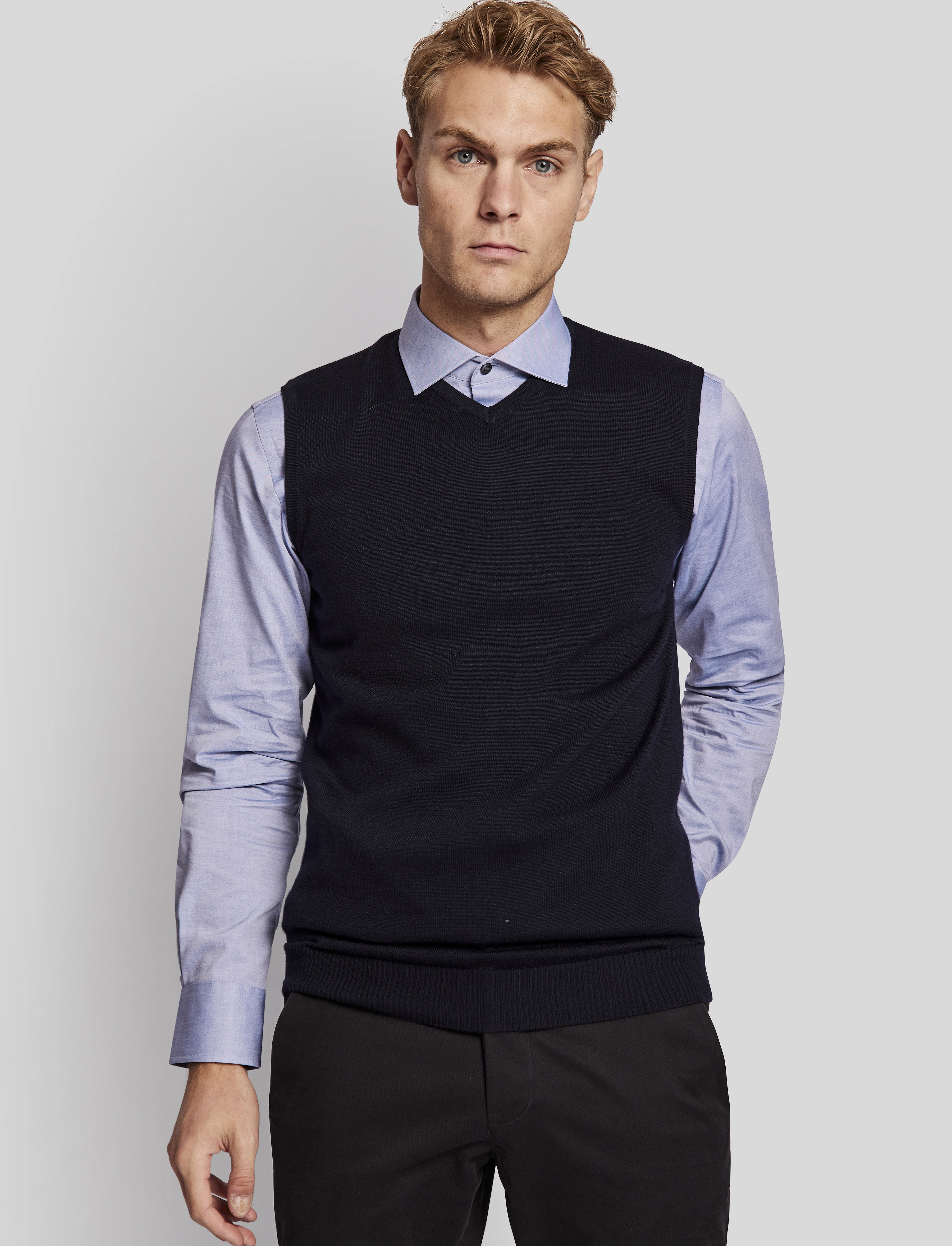Bruun & Stengade - BS Merkur regular fit knitwear - navy - 3