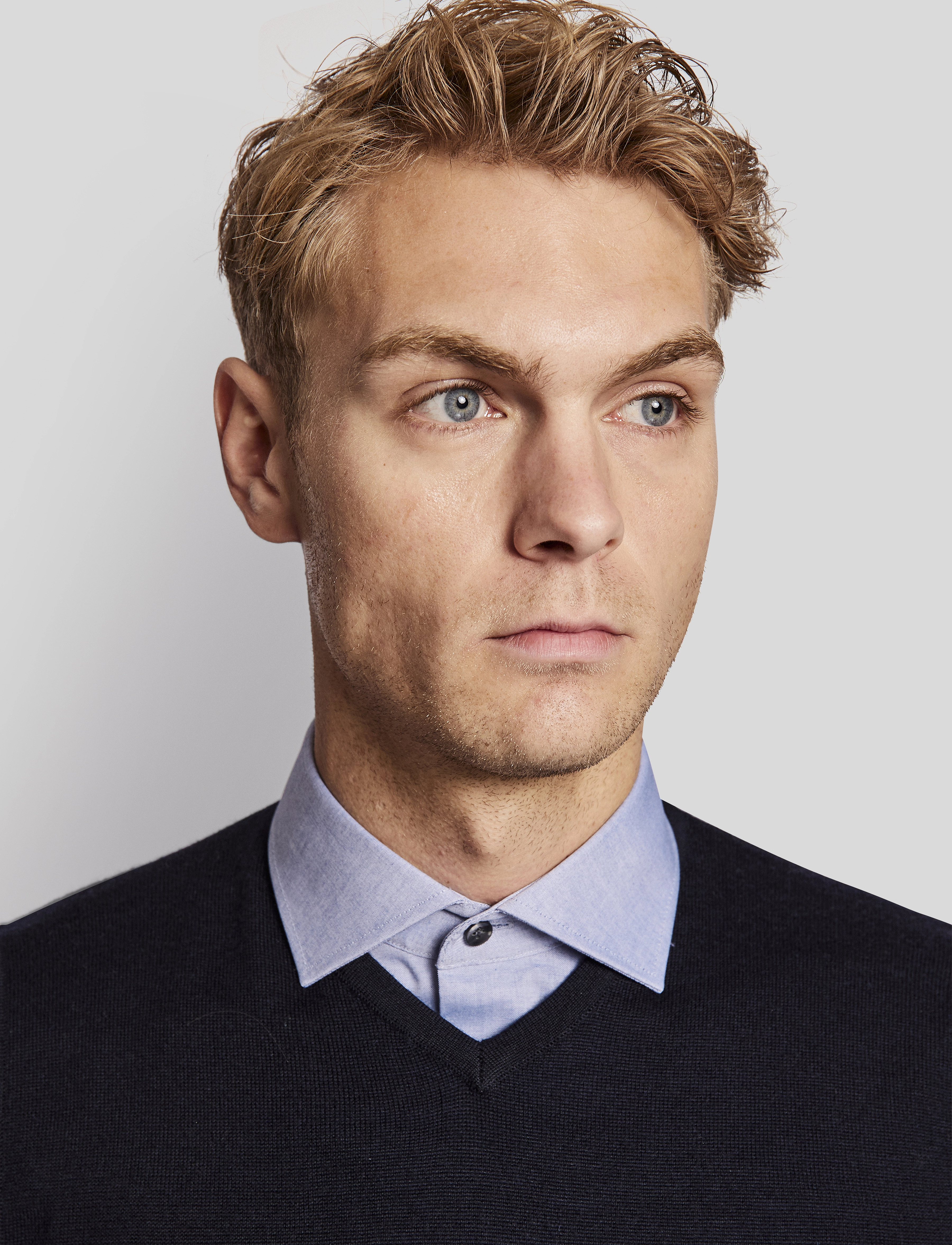 Bruun & Stengade - BS Merkur regular fit knitwear - navy - 5