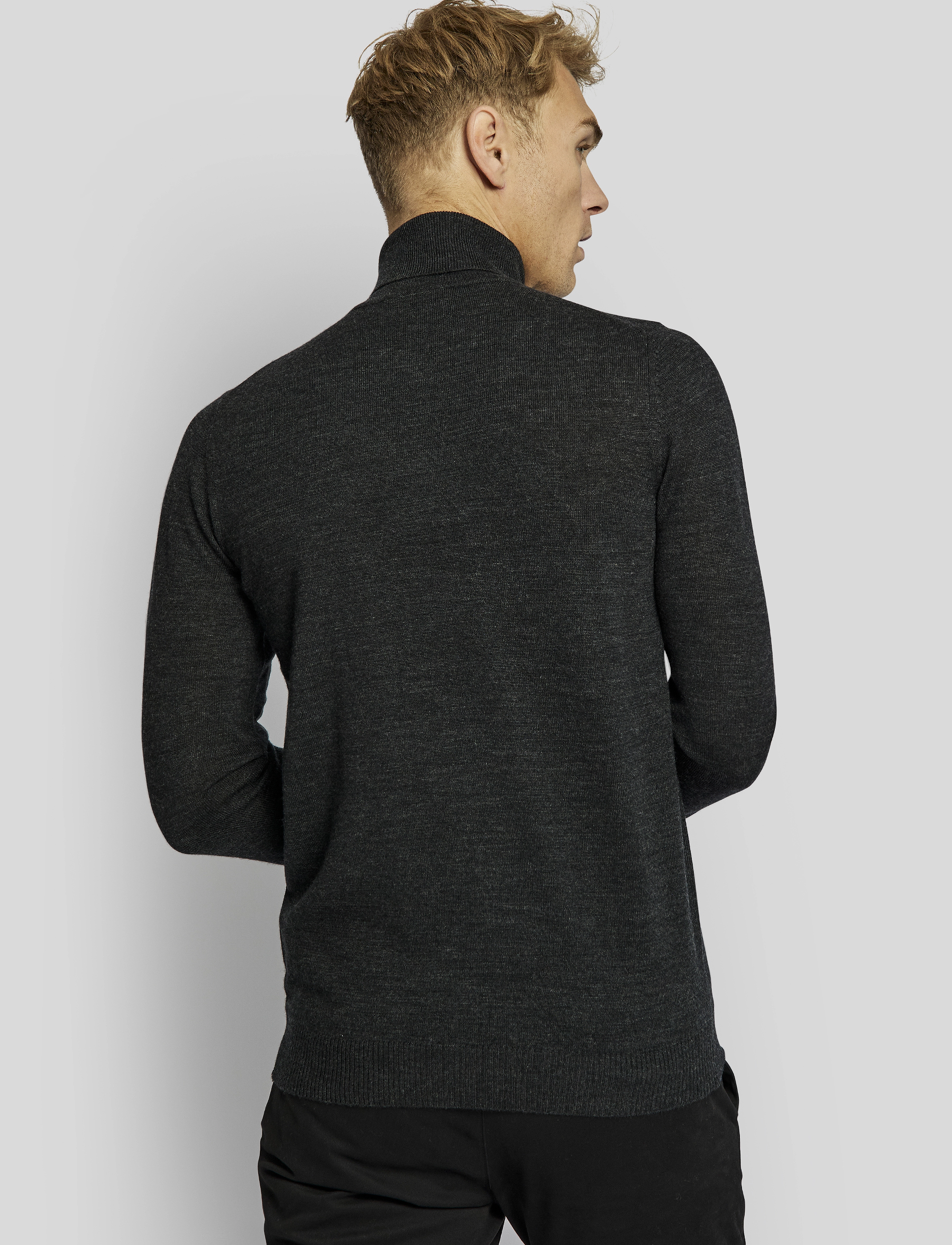 Bruun & Stengade - BS Saturn regular fit knitwear - charcoal - 4