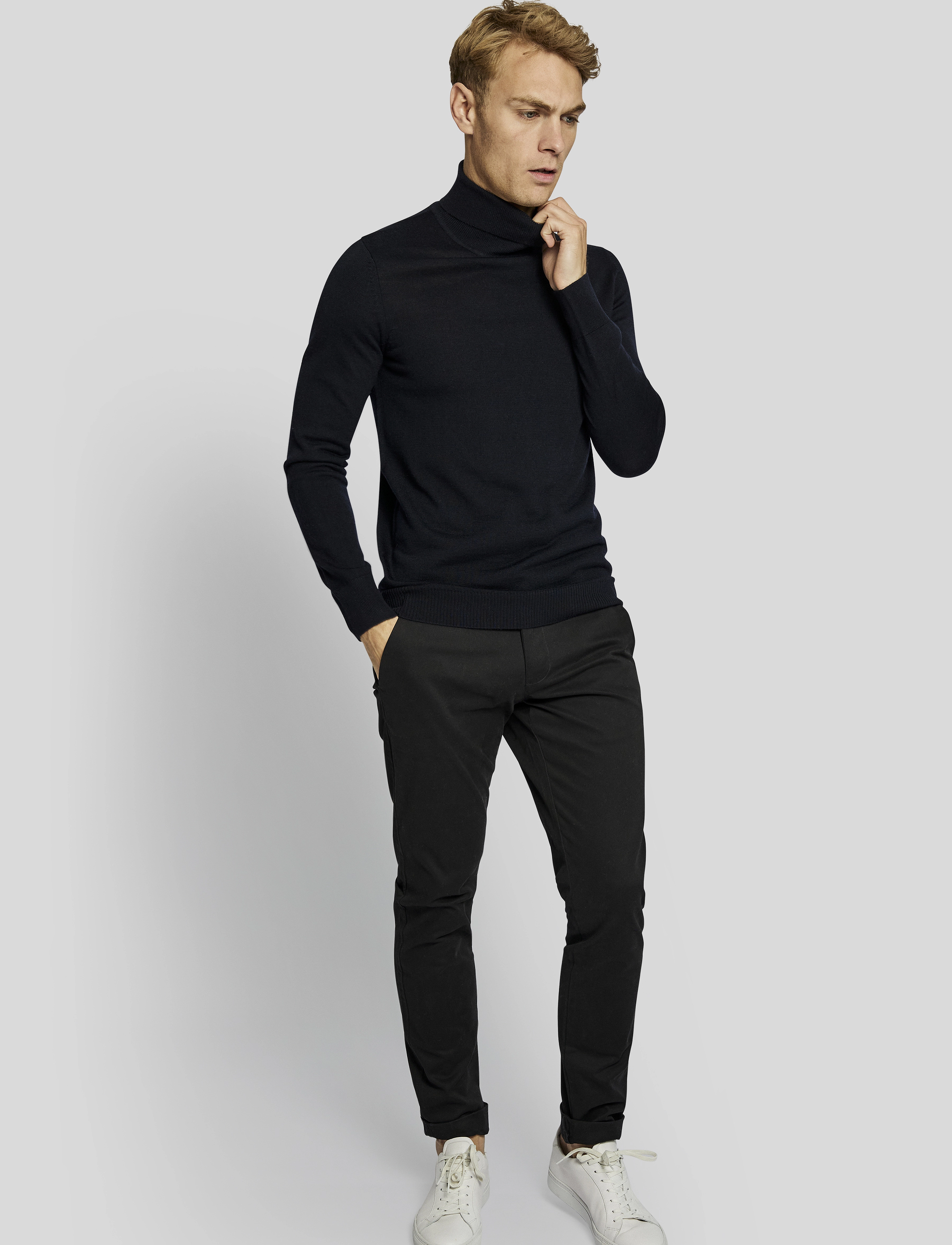 Bruun & Stengade - BS Saturn regular fit knitwear - navy - 2