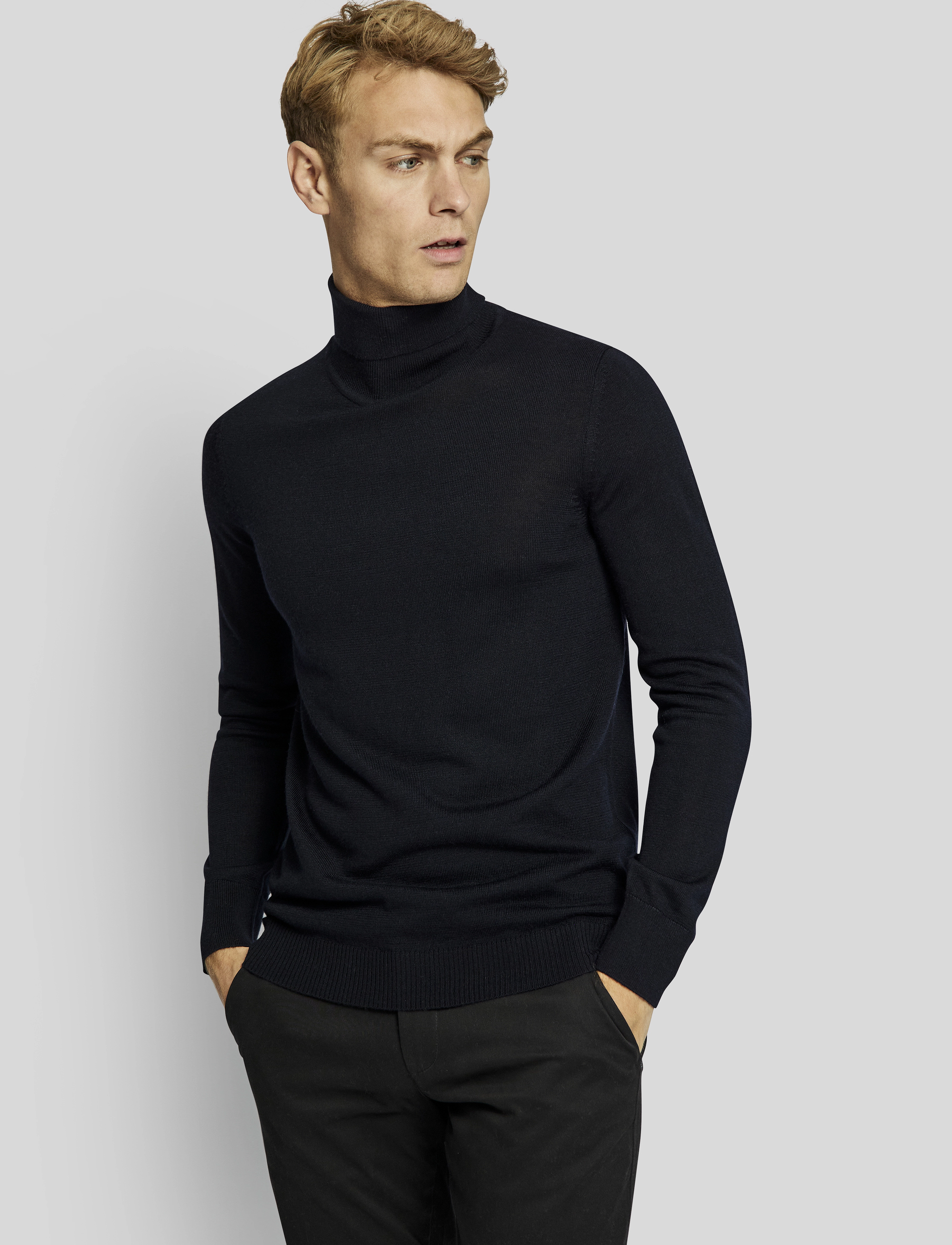 Bruun & Stengade - BS Saturn regular fit knitwear - navy - 3