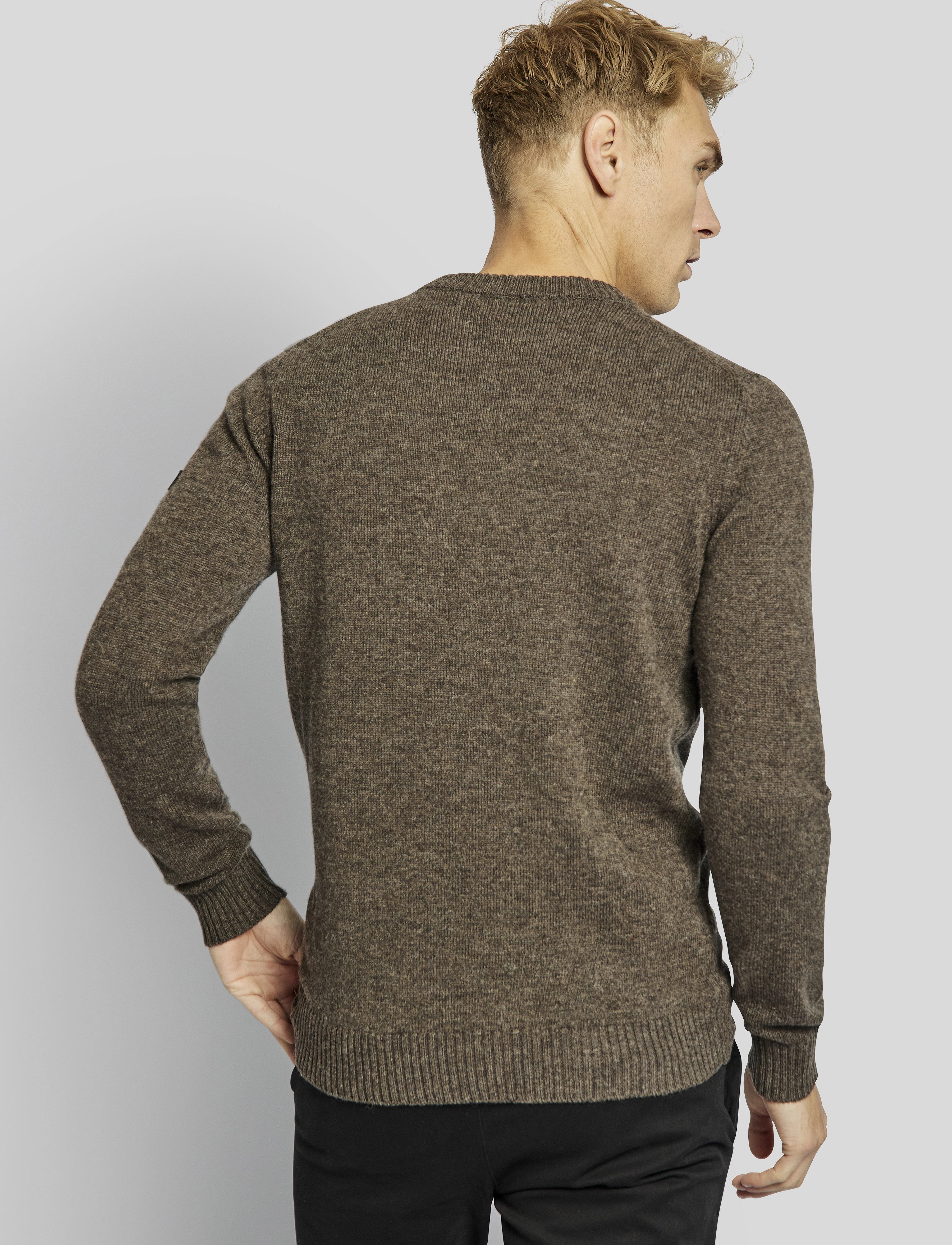 Bruun & Stengade - BS Hugo regular fit knitwear - brown - 4