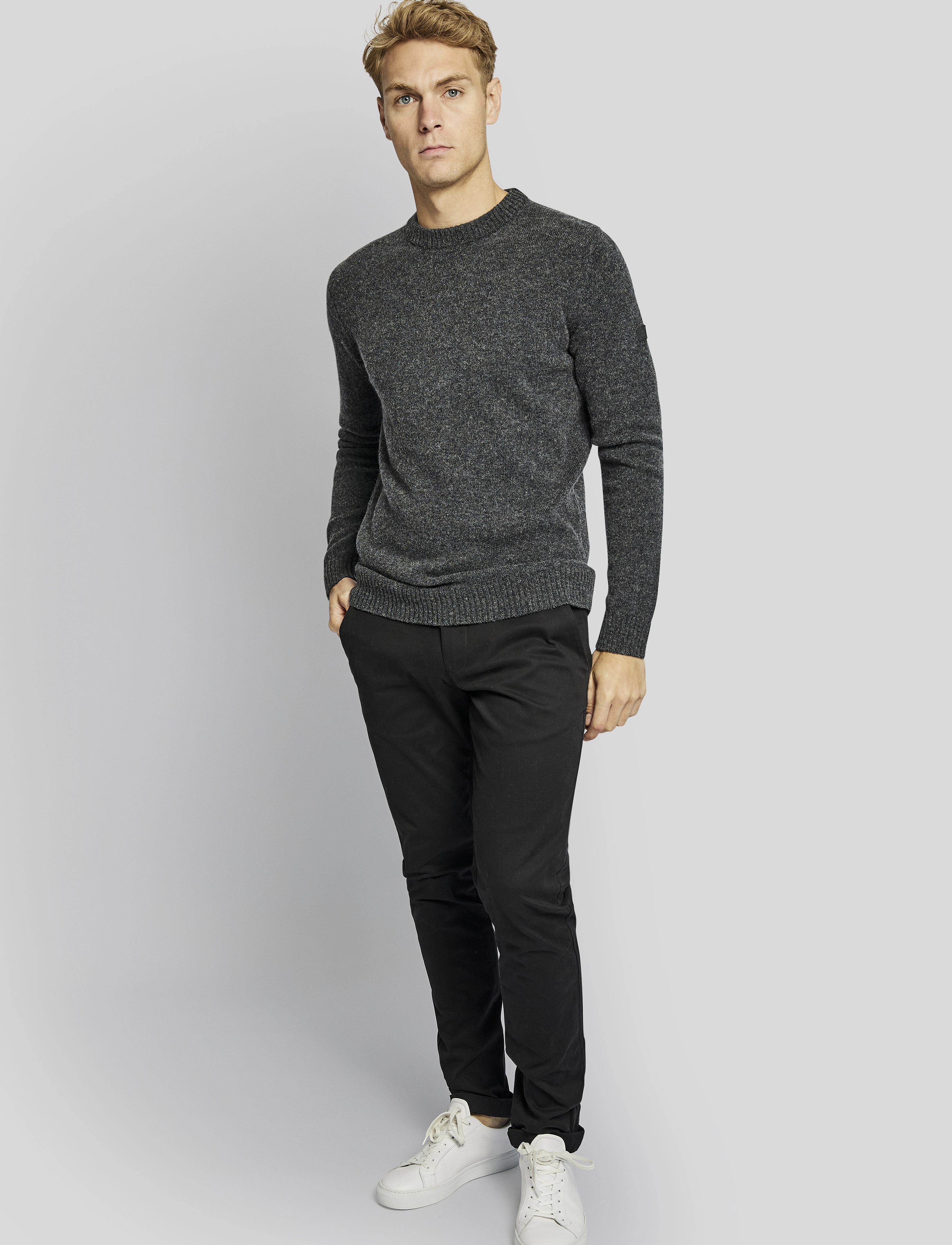 Bruun & Stengade - BS Hugo regular fit knitwear - grey - 2