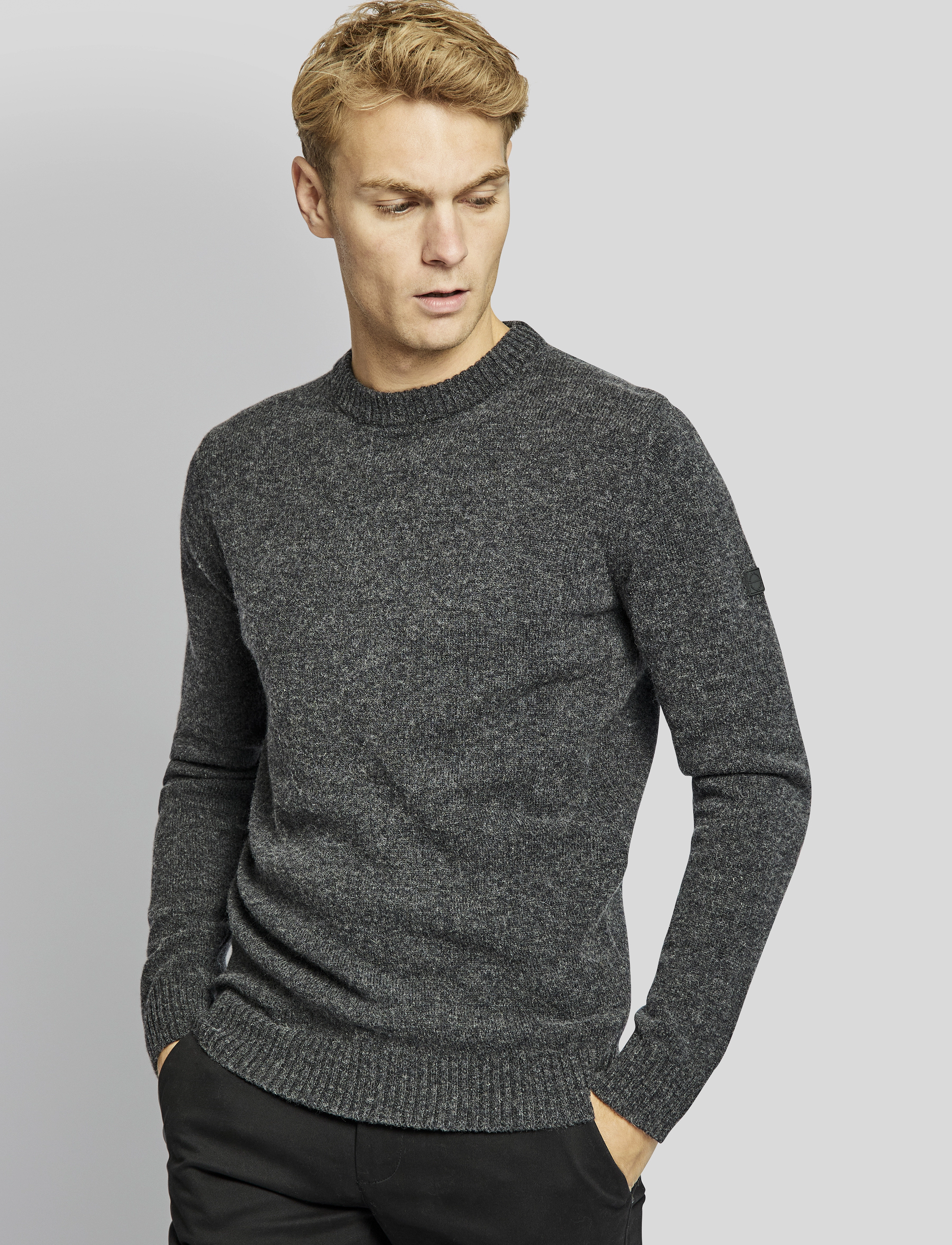 Bruun & Stengade - BS Hugo regular fit knitwear - grey - 3