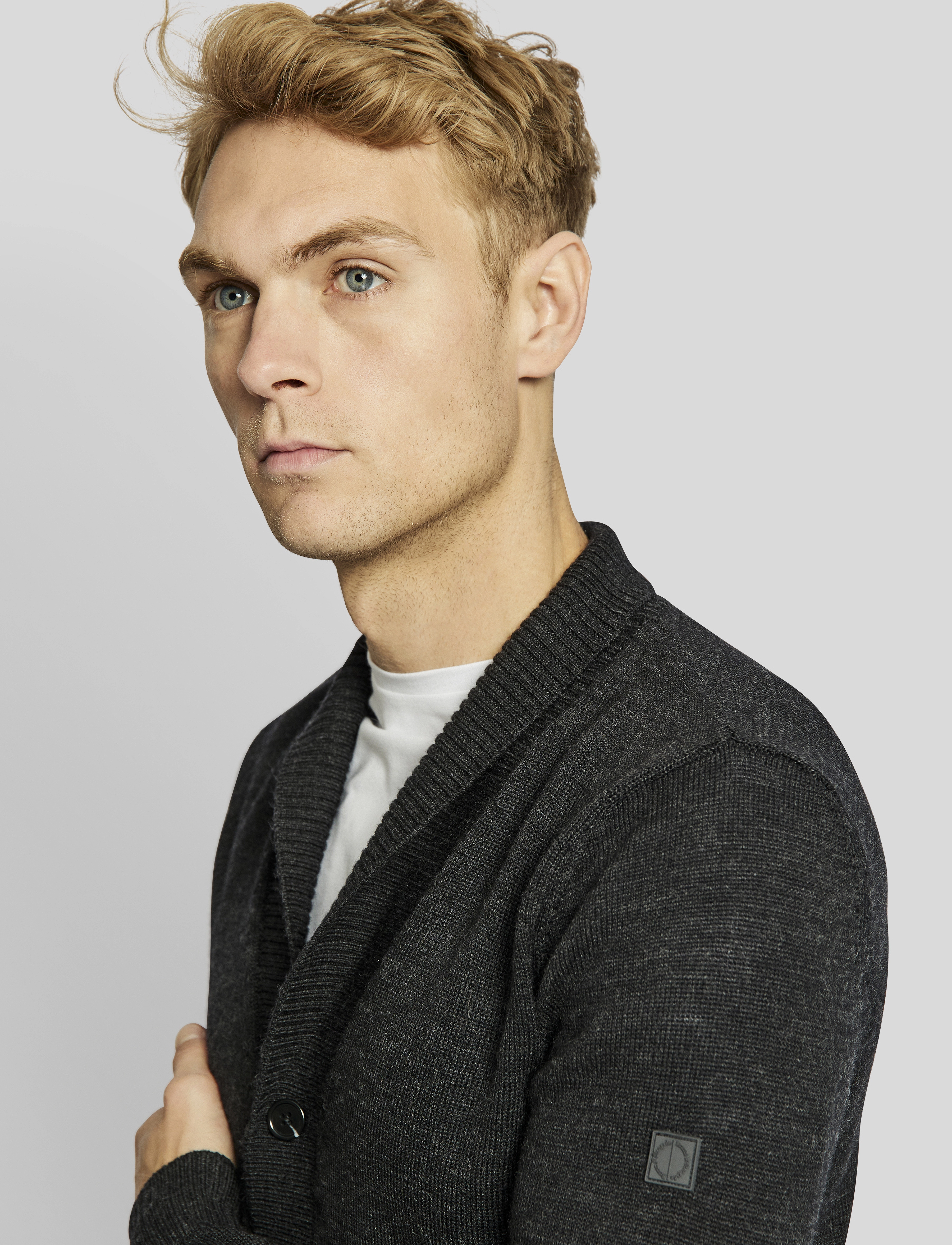 Bruun & Stengade - BS Nohr regular fit knitwear - charcoal - 5