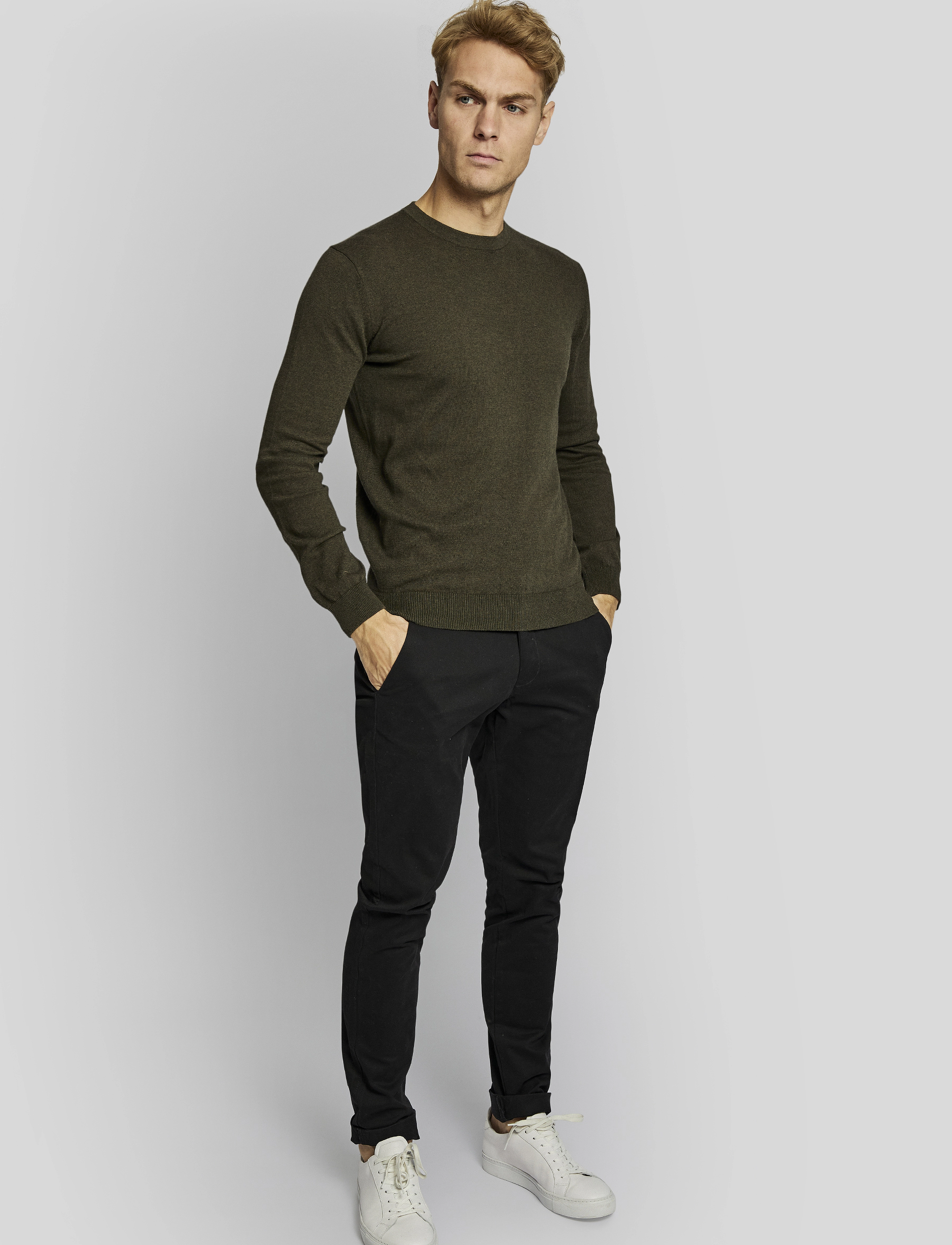 Bruun & Stengade - BS Milas regular fit knitwear - green - 2