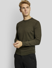 Bruun & Stengade - BS Milas regular fit knitwear - perusneuleet - green - 3