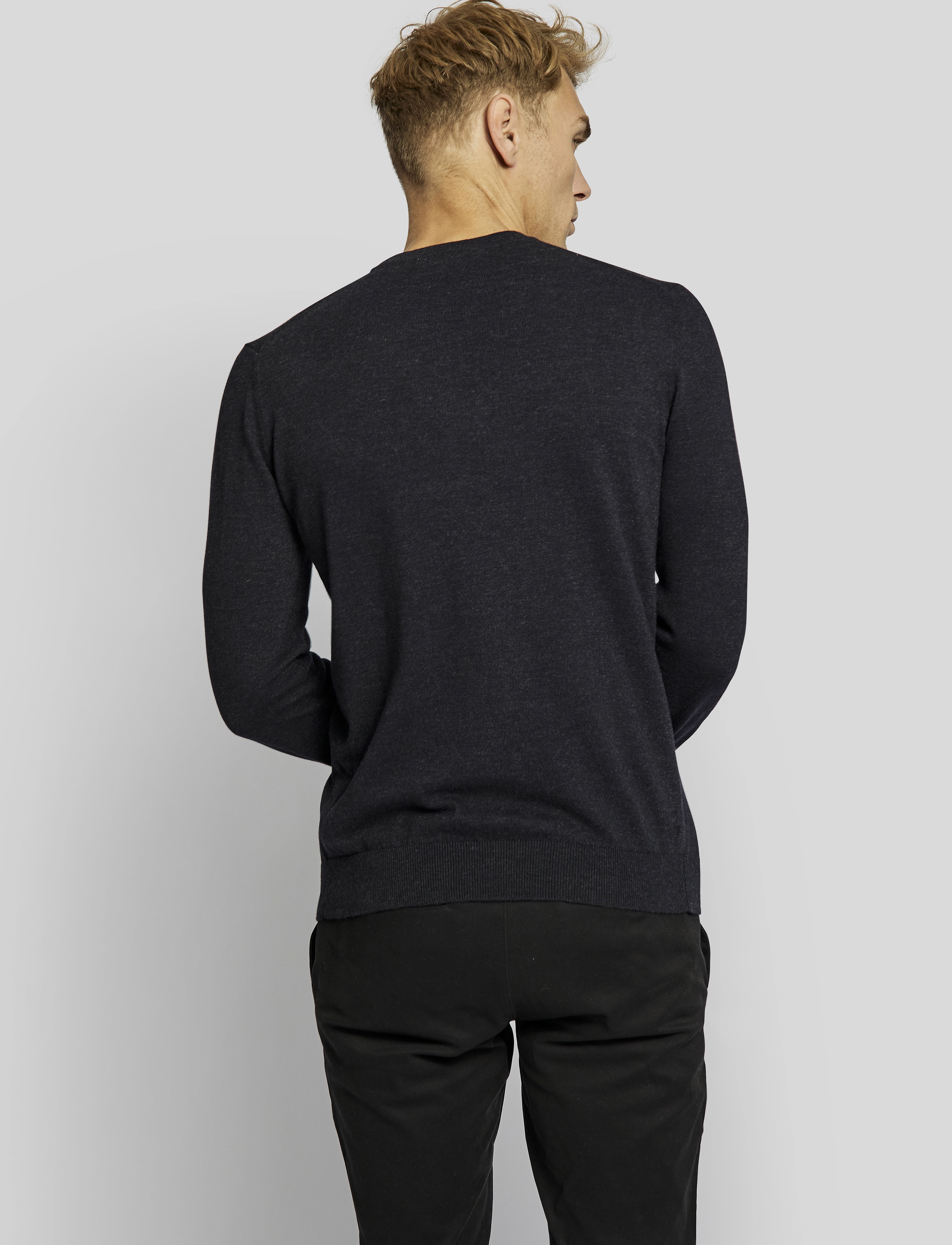 Bruun & Stengade - BS Milas regular fit knitwear - thunder - 4