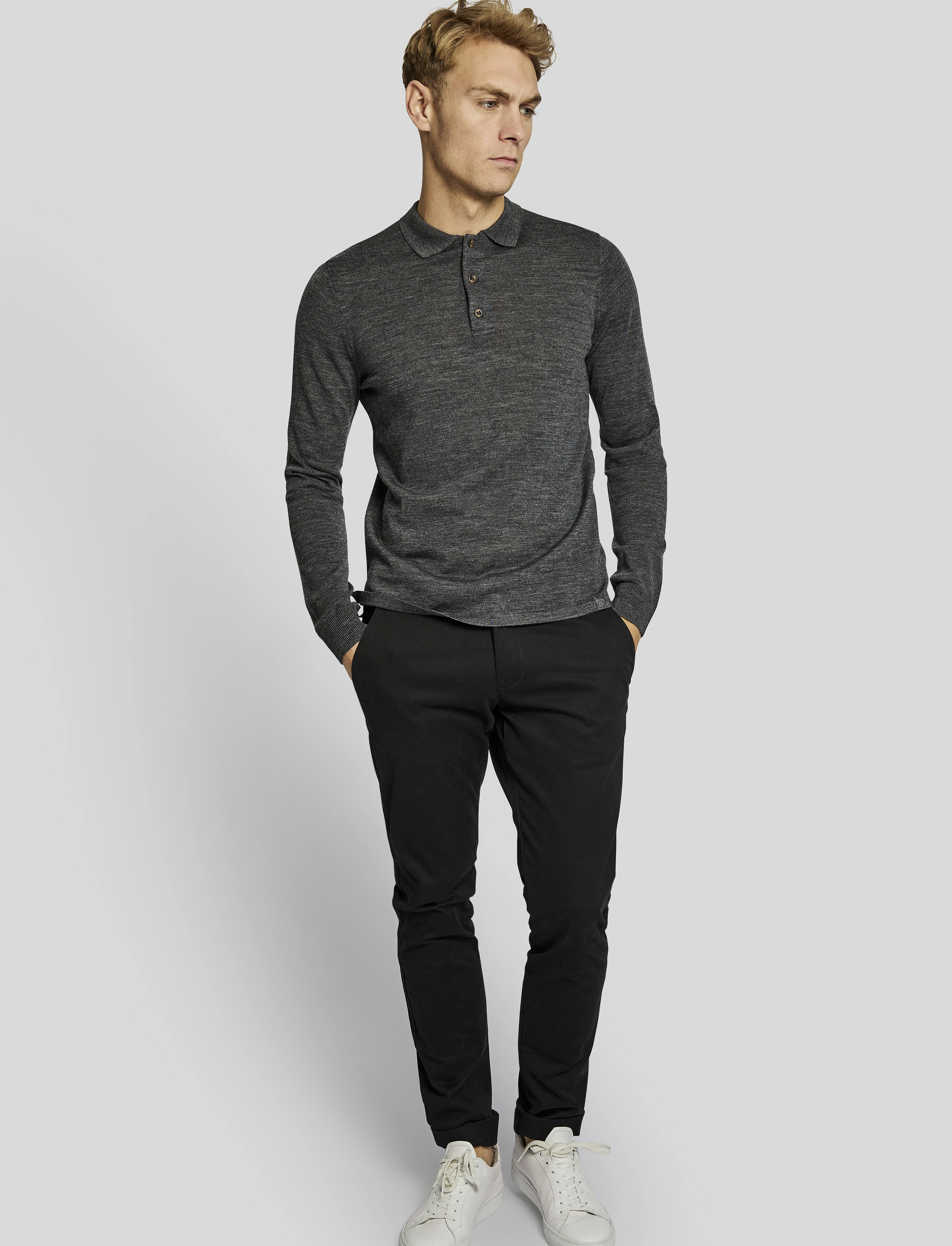 Bruun & Stengade - BS Loui regular fit knitwear - grey - 2