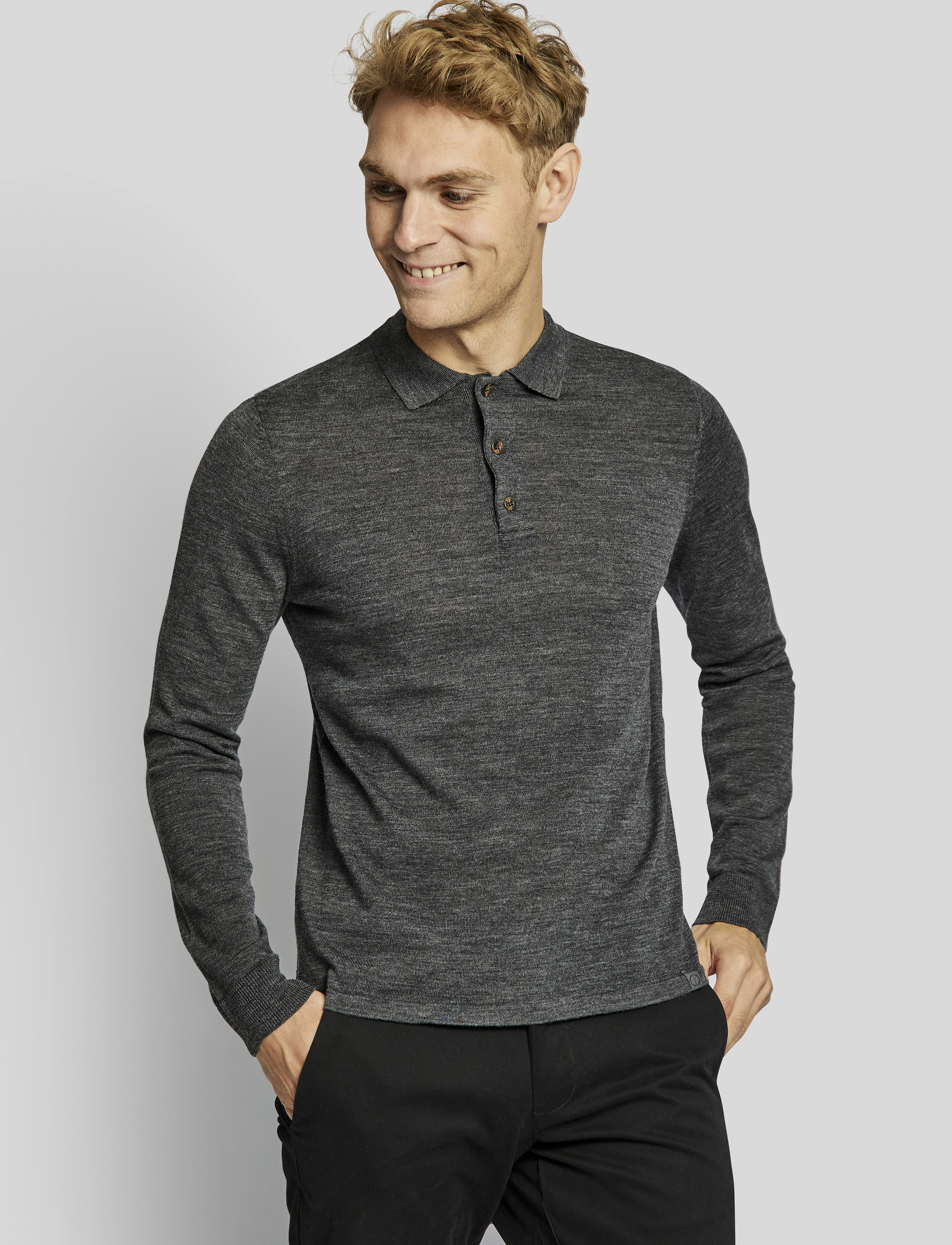 Bruun & Stengade - BS Loui regular fit knitwear - grey - 3