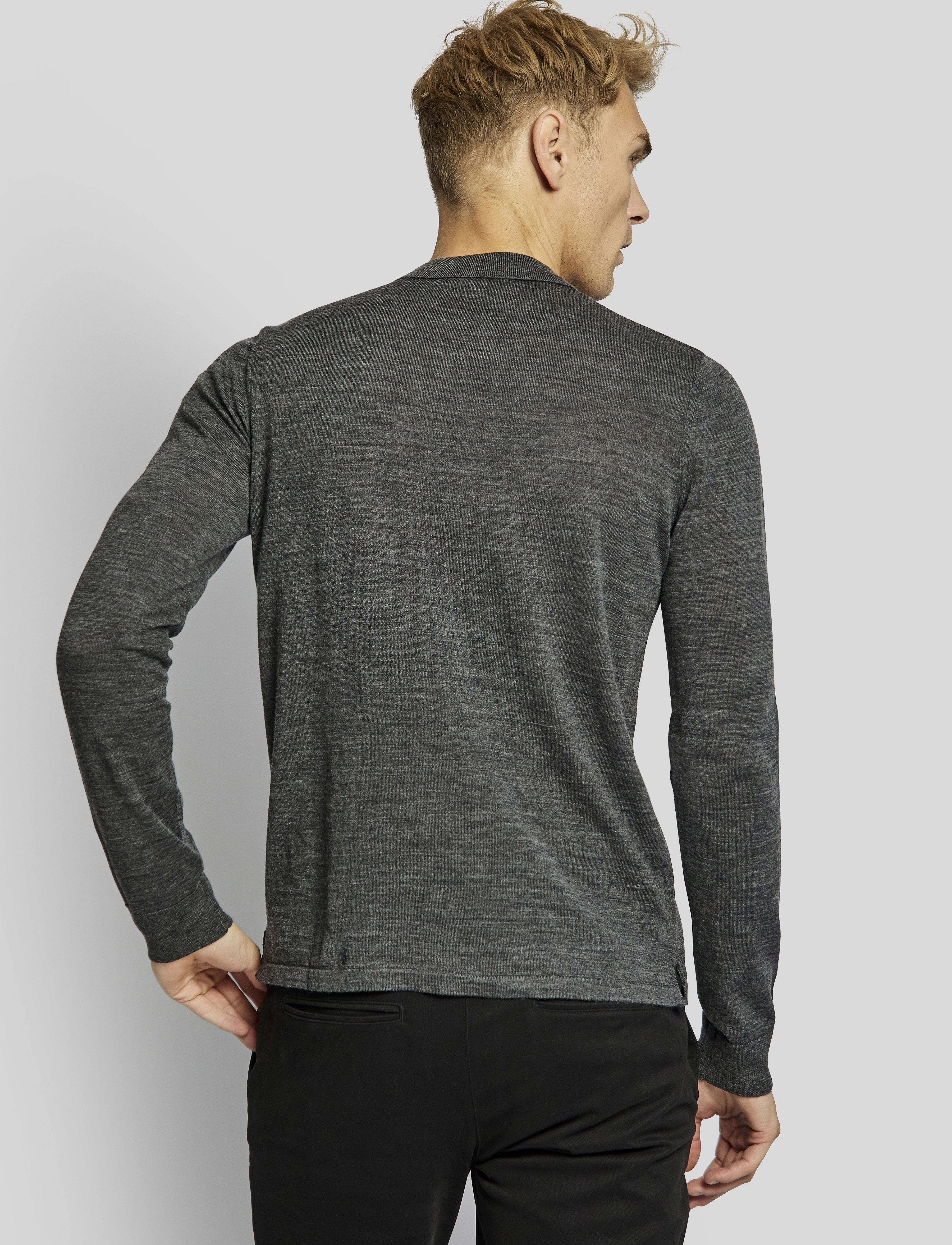 Bruun & Stengade - BS Loui regular fit knitwear - grey - 4