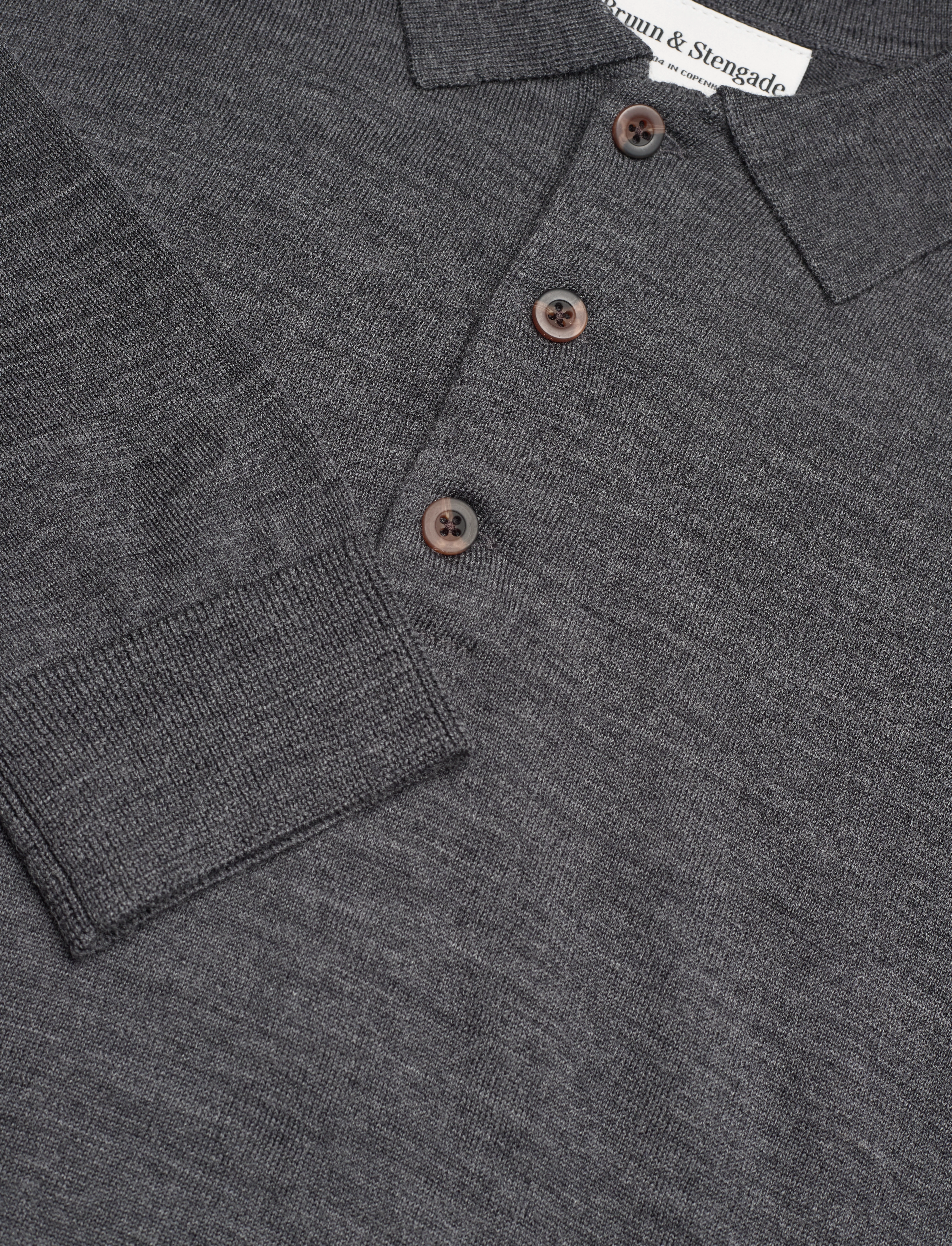 Bruun & Stengade - BS Loui regular fit knitwear - grey - 5