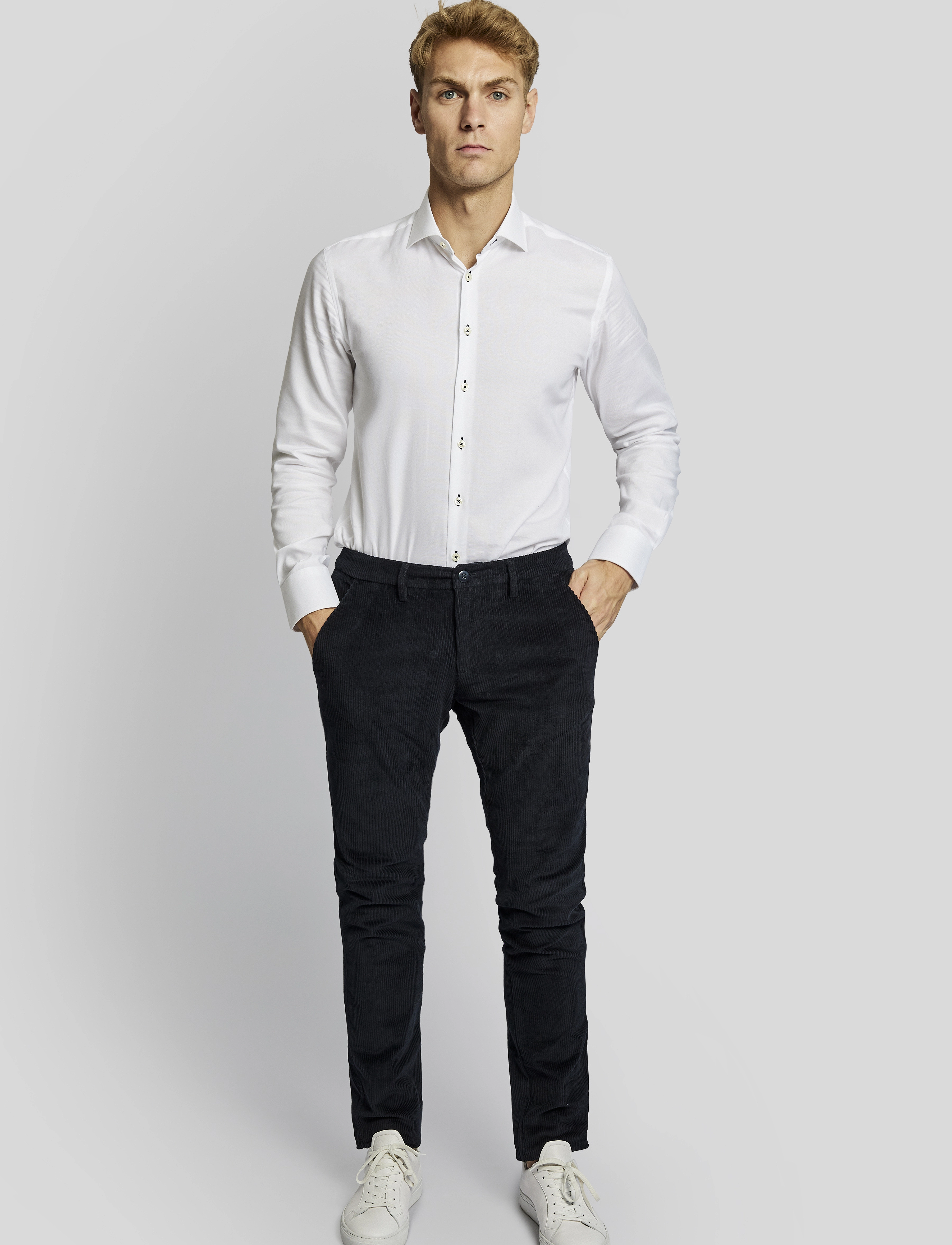 Bruun & Stengade - BS Alfred slim fit chinos - navy - 2