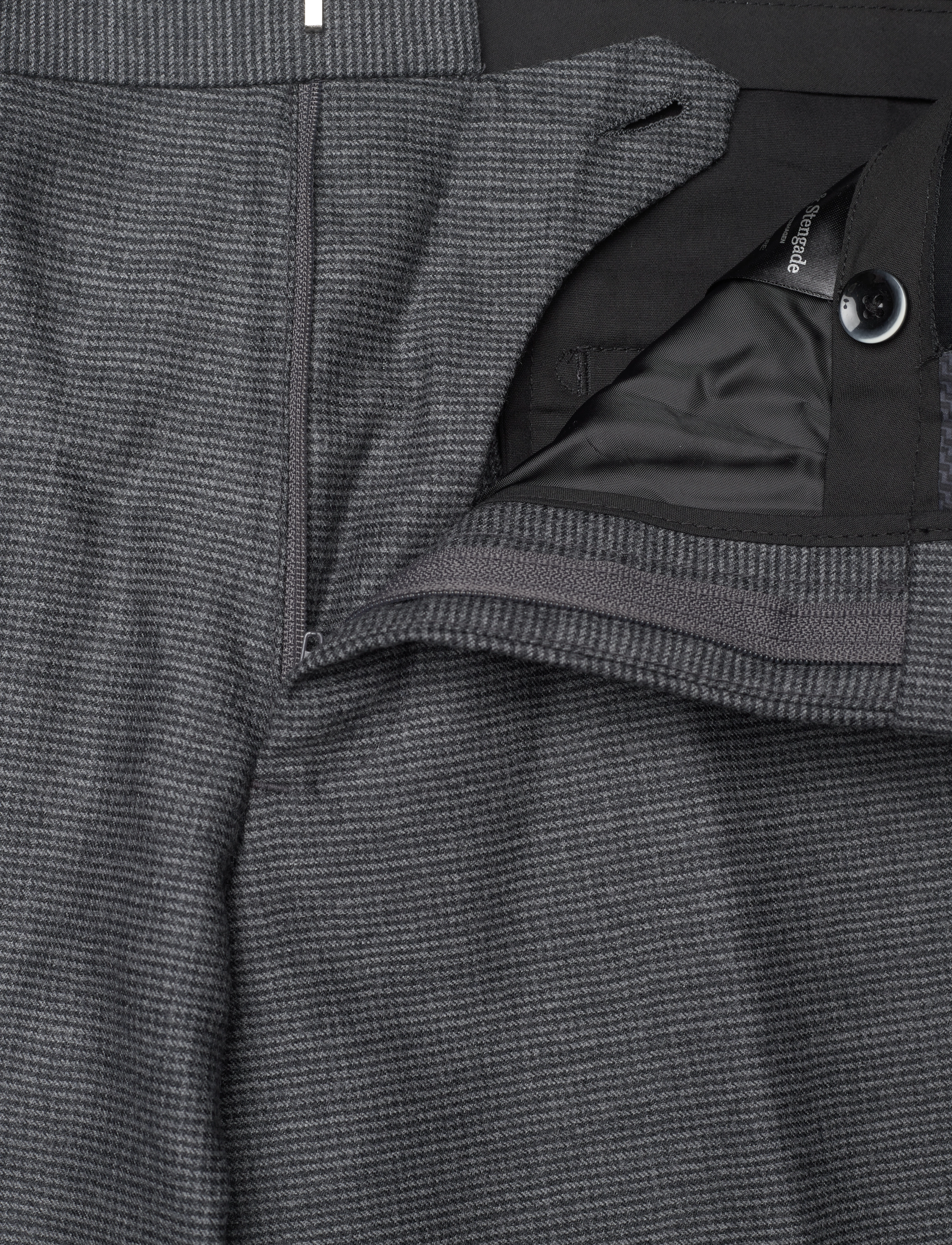 Bruun & Stengade - BS Mustang Tailored Fit Pants - dark grey - 4