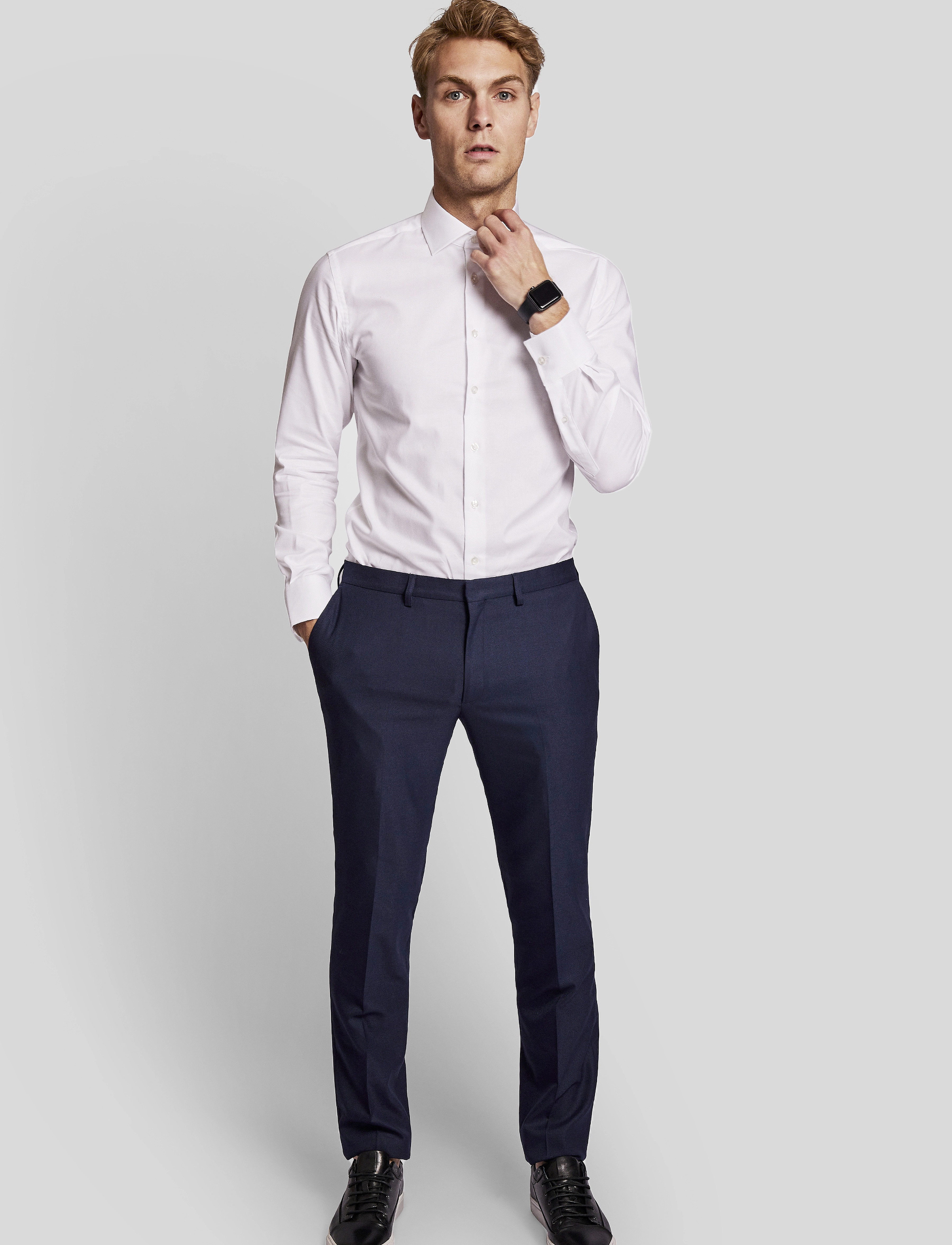 Bruun & Stengade - BS Samos slim fit suit pants - navy - 2