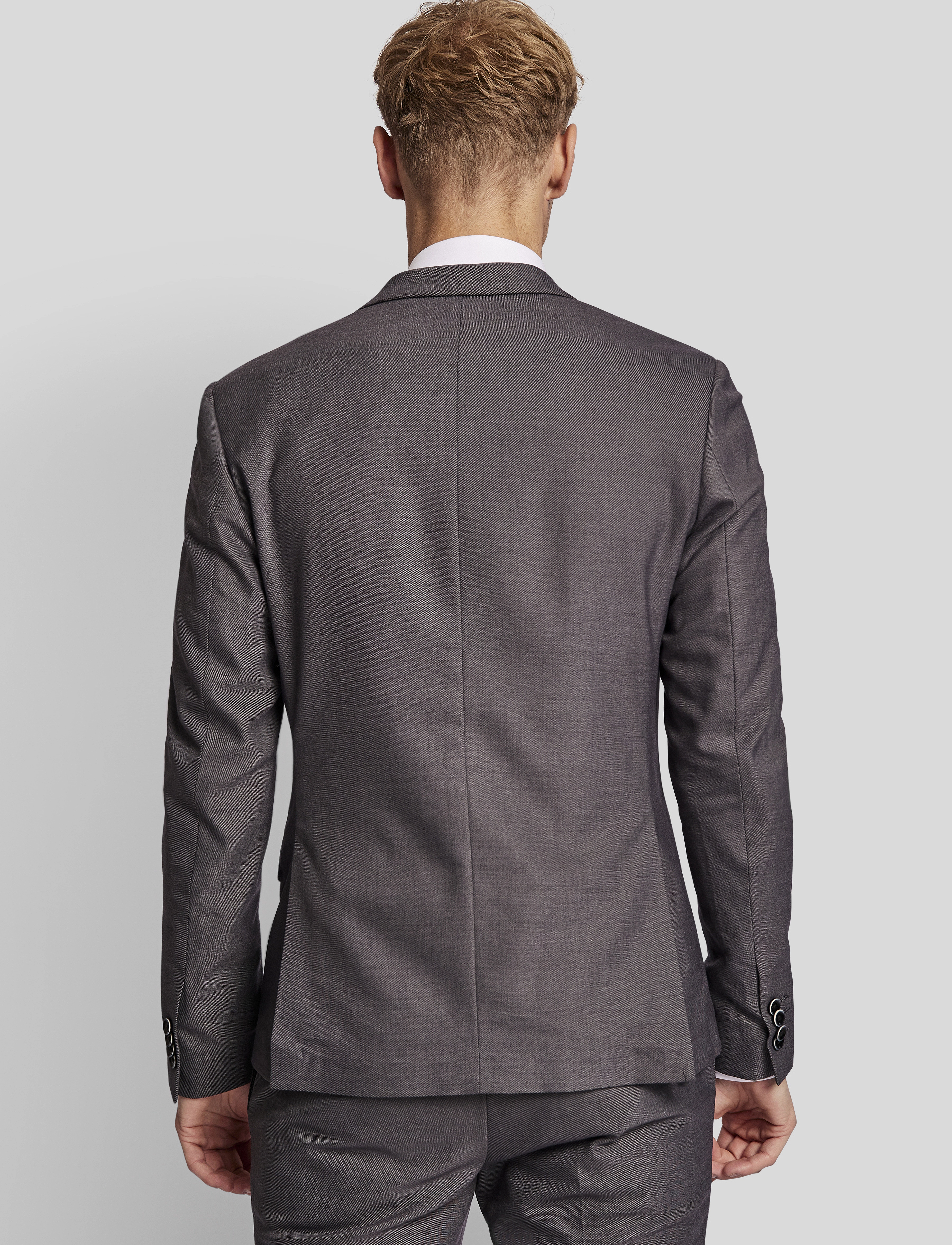 Bruun & Stengade - BS Skiathos slim fit blazer - grey - 4