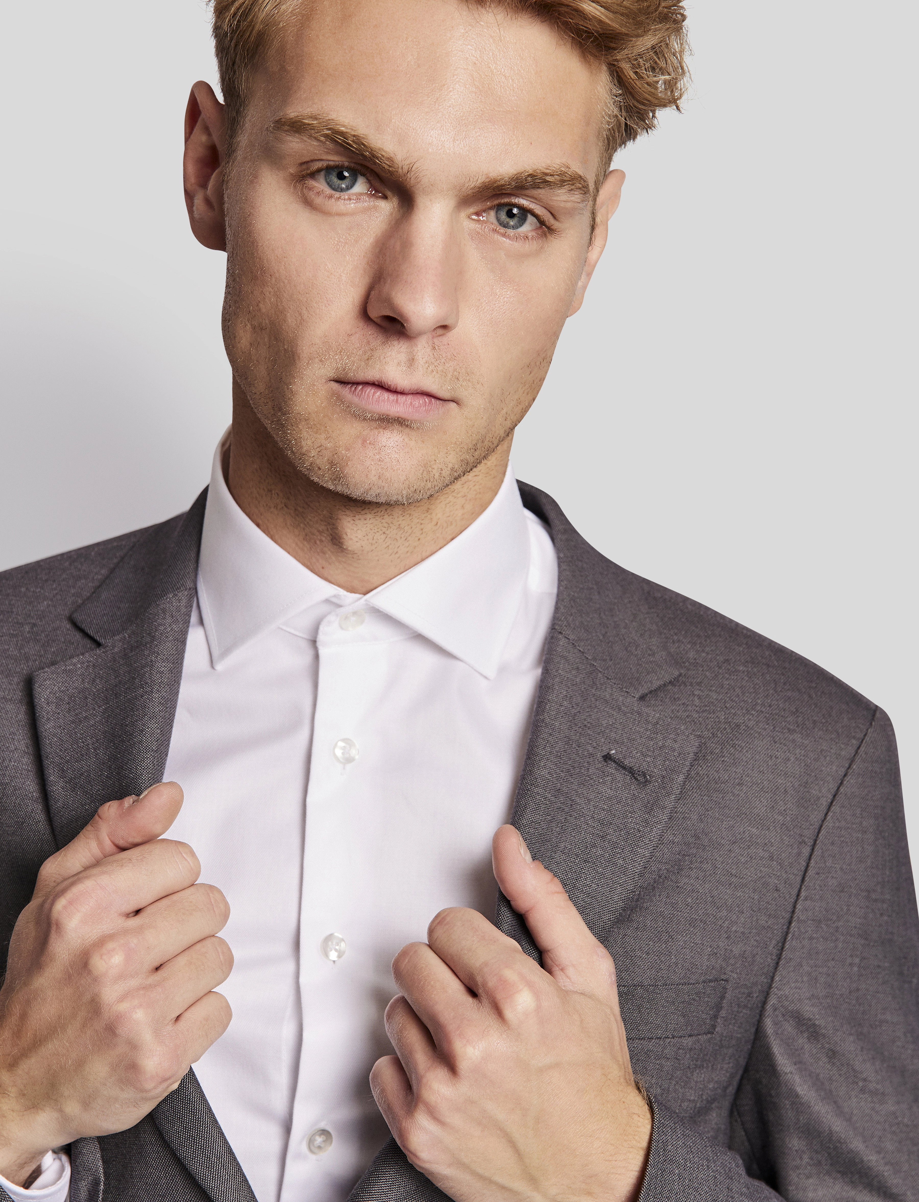 Bruun & Stengade - BS Skiathos slim fit blazer - grey - 5