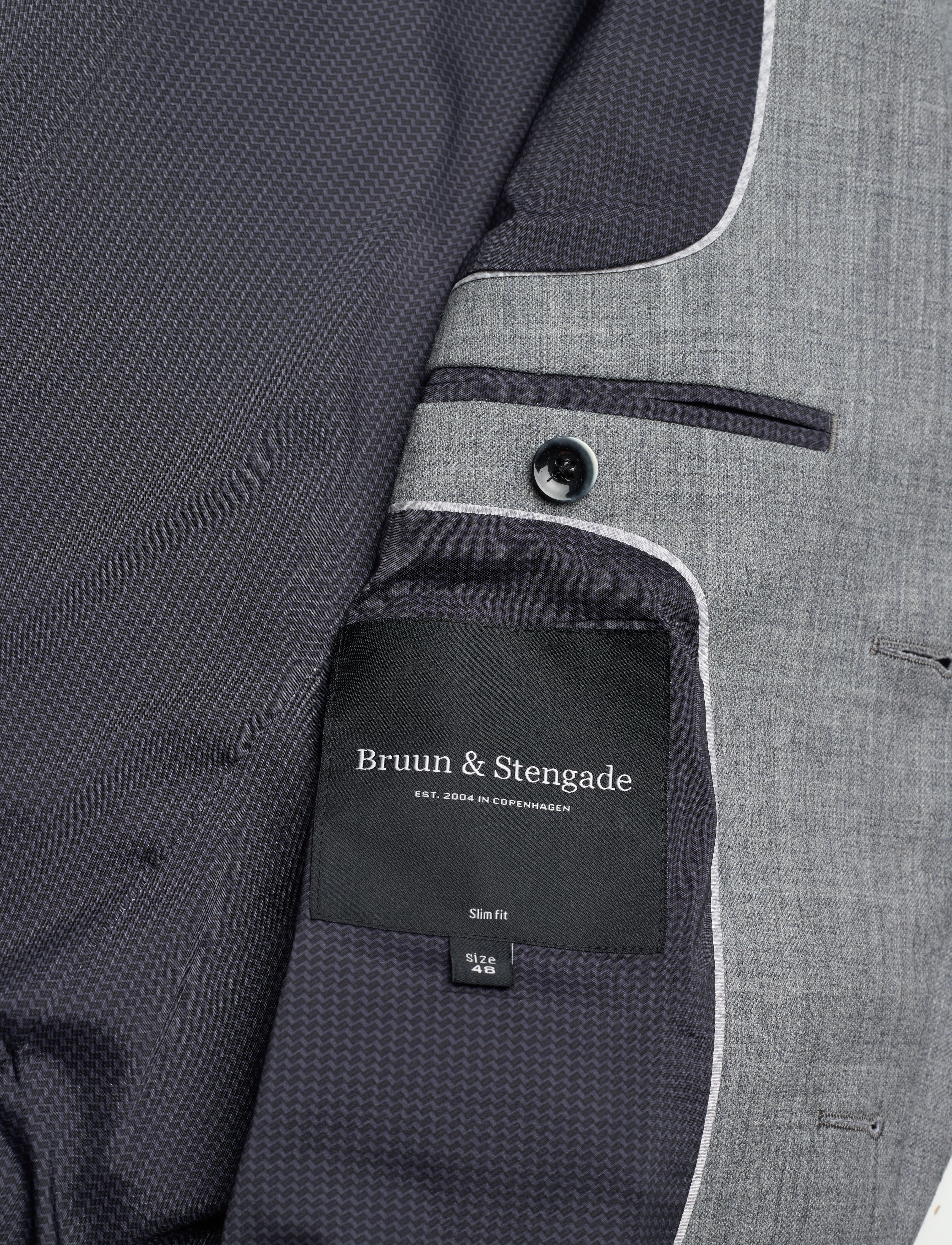 Bruun & Stengade - BS Ford Slim Fit Blazer - grey - 4