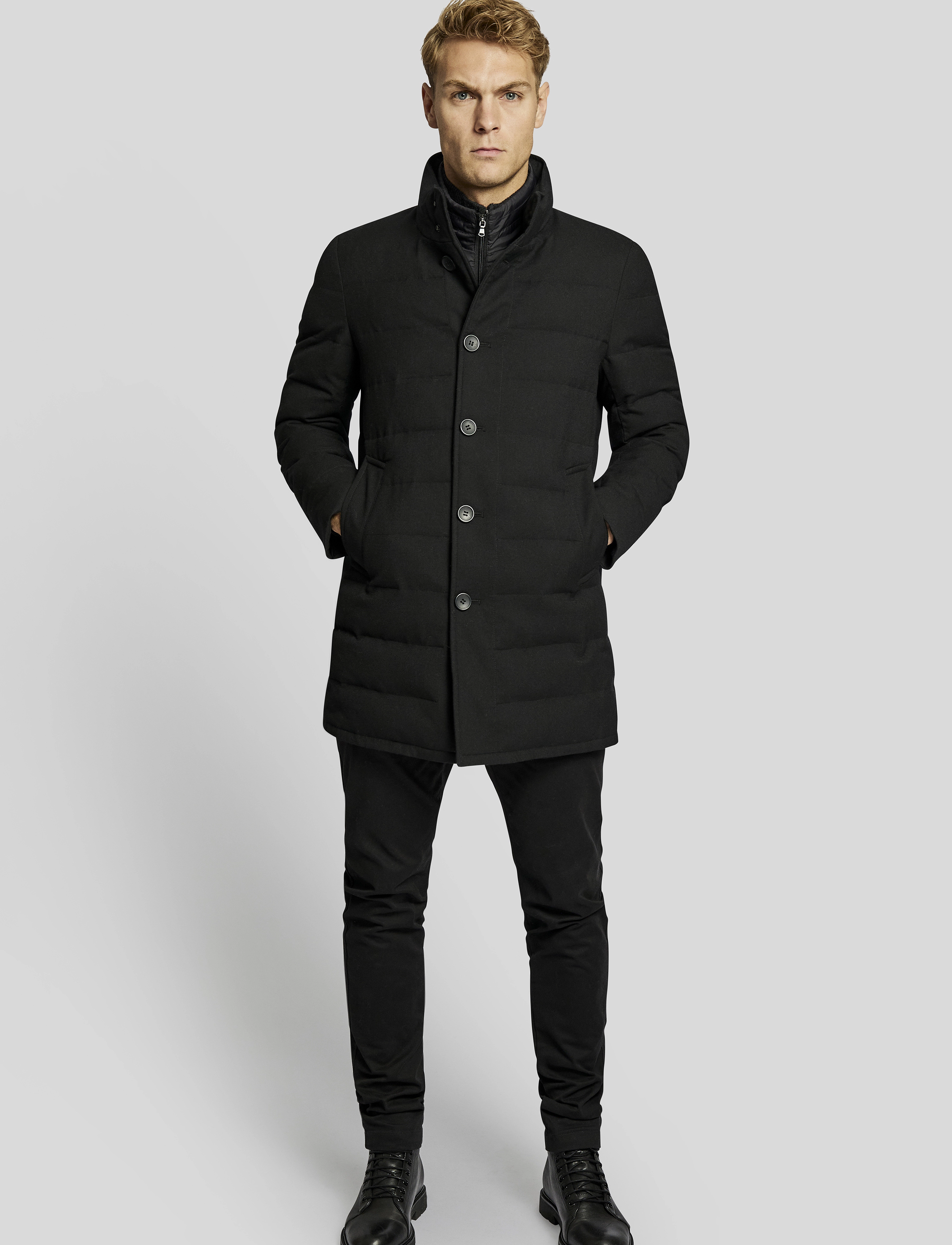 Bruun & Stengade - BS Richmond regular fit coat - black - 2