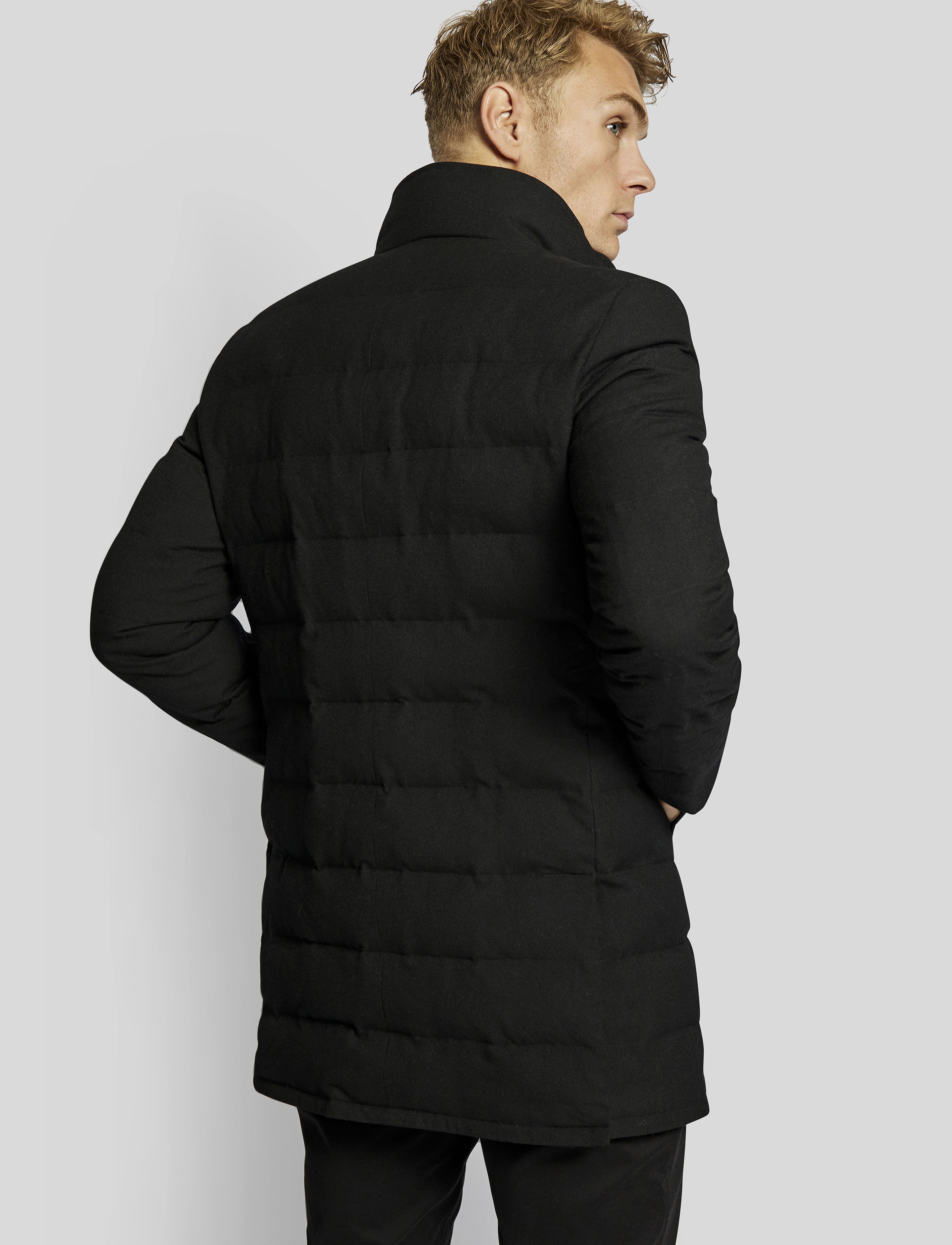 Bruun & Stengade - BS Richmond regular fit coat - black - 4