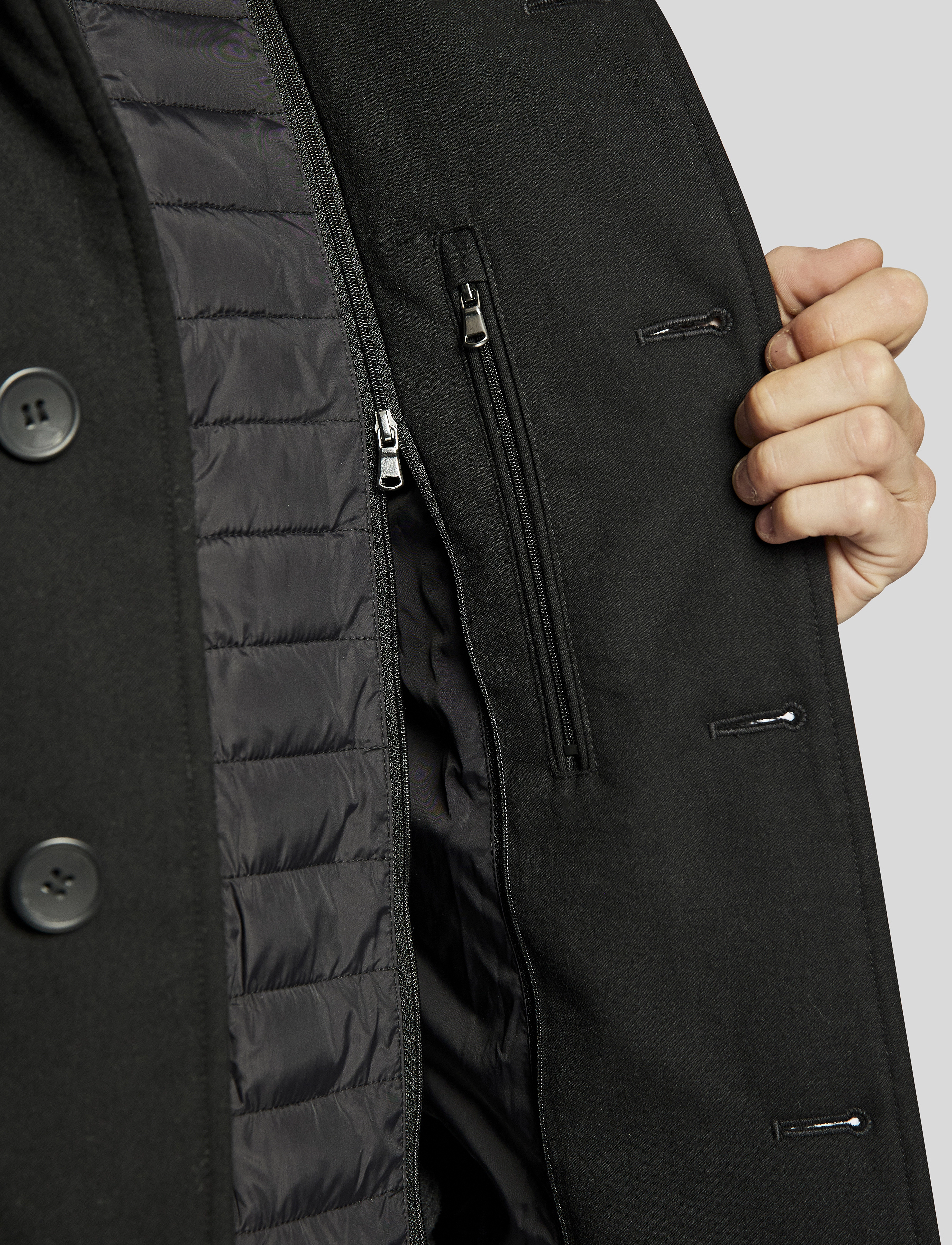 Bruun & Stengade - BS Richmond regular fit coat - black - 5