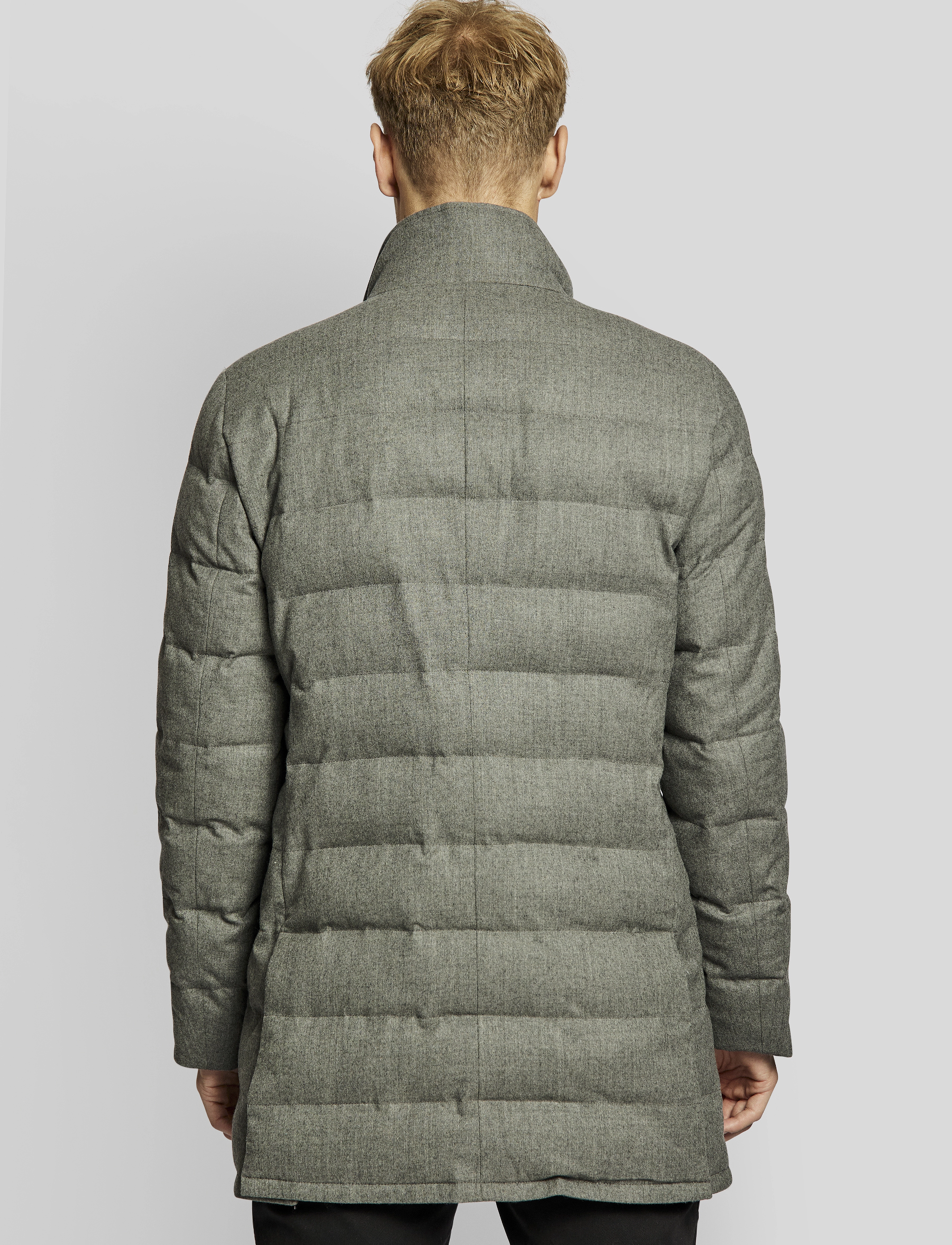 Bruun & Stengade - BS Richmond regular fit coat - grey - 4