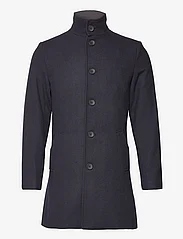 Bruun & Stengade - BS Ontario slim fit coat - winter jackets - navy - 0