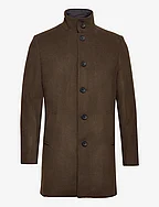 BS Ontario slim fit coat - TOBACCO