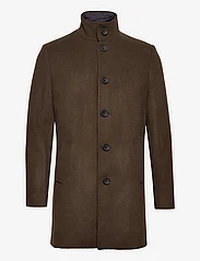 Bruun & Stengade - BS Ontario slim fit coat - winter jackets - tobacco - 0