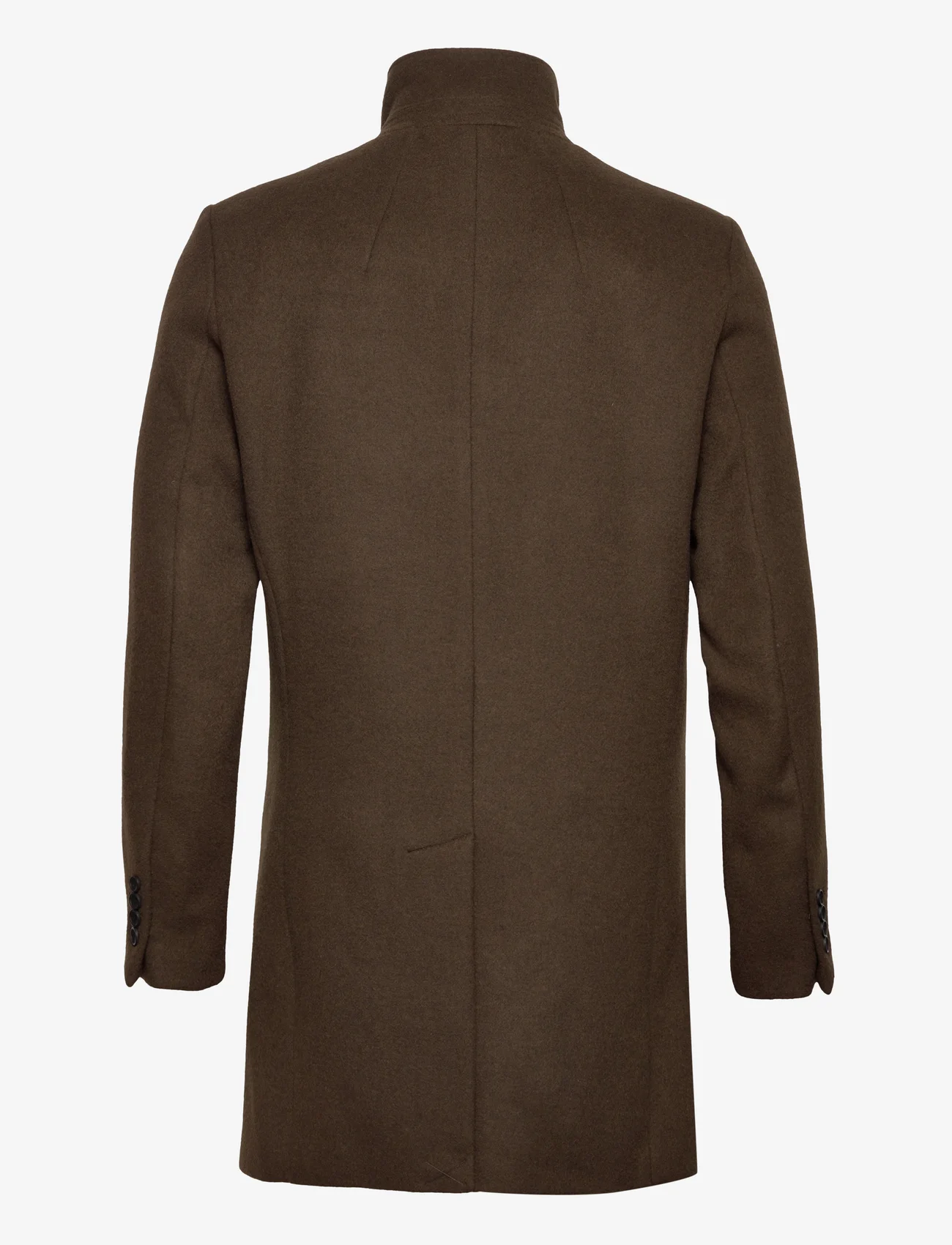 Bruun & Stengade - BS Ontario slim fit coat - winter jackets - tobacco - 1