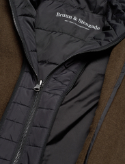 Bruun & Stengade - BS Ontario slim fit coat - winter jackets - tobacco - 4