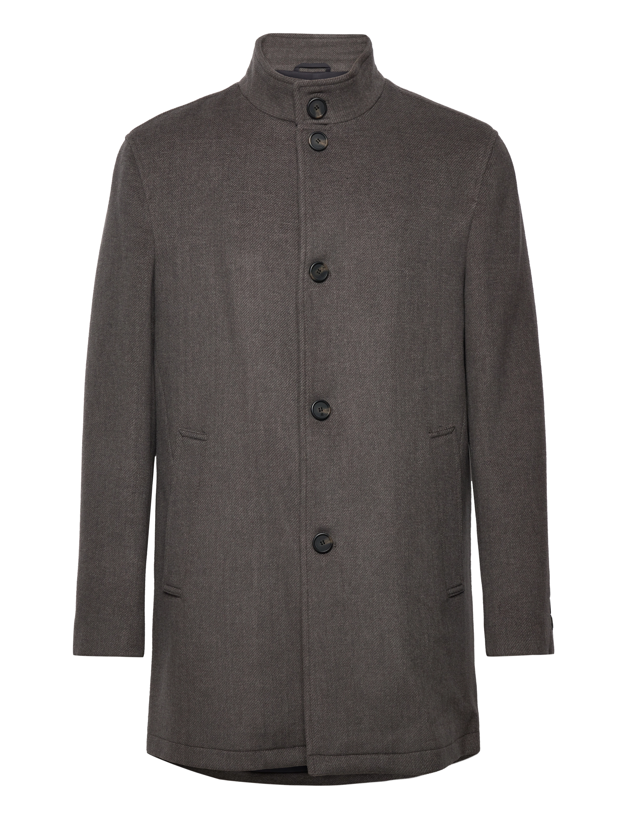 BRUUN & STENGADE Bs Alberta Slim Fit Mantel Grau - M - Herren