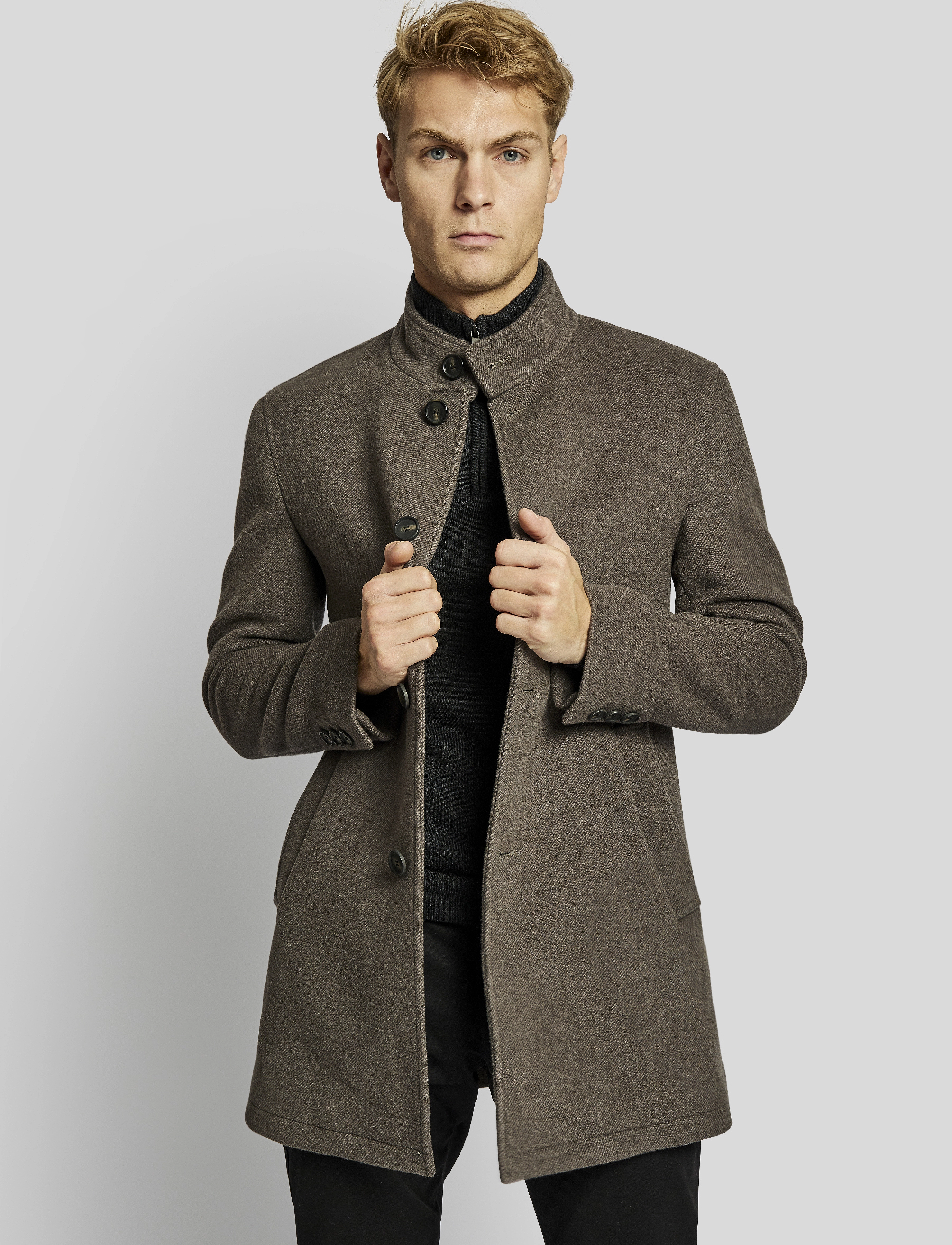 Bruun & Stengade - BS Alberta slim fit coat - brown - 3