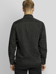 Bruun & Stengade - BS Elverum casual slim fit shirt - basic skjortor - black - 4