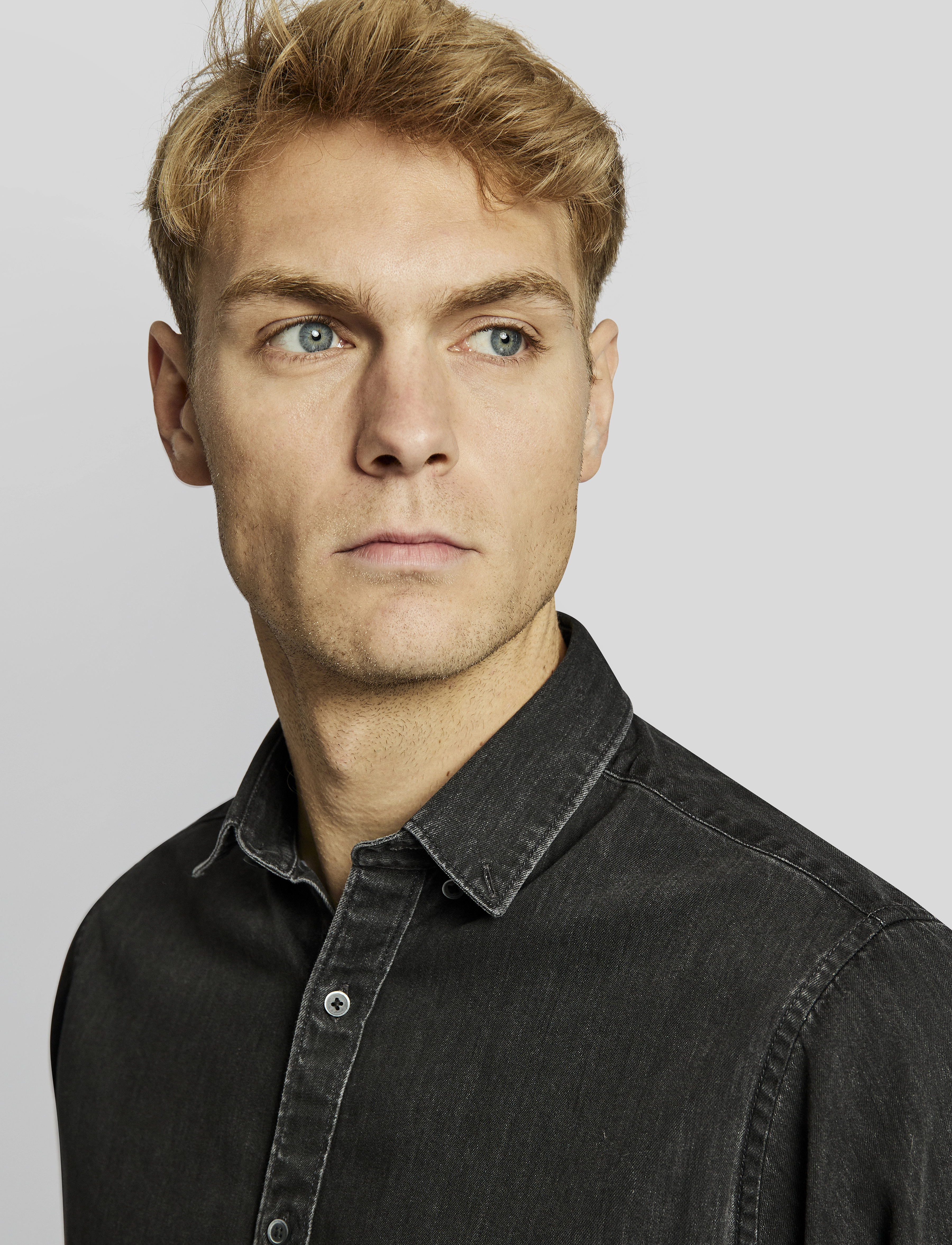 Bruun & Stengade - BS Elverum casual slim fit shirt - black - 5