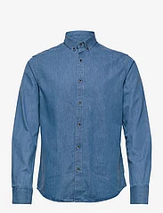 Bruun & Stengade - BS Elverum casual slim fit shirt - basic-hemden - blue - 0