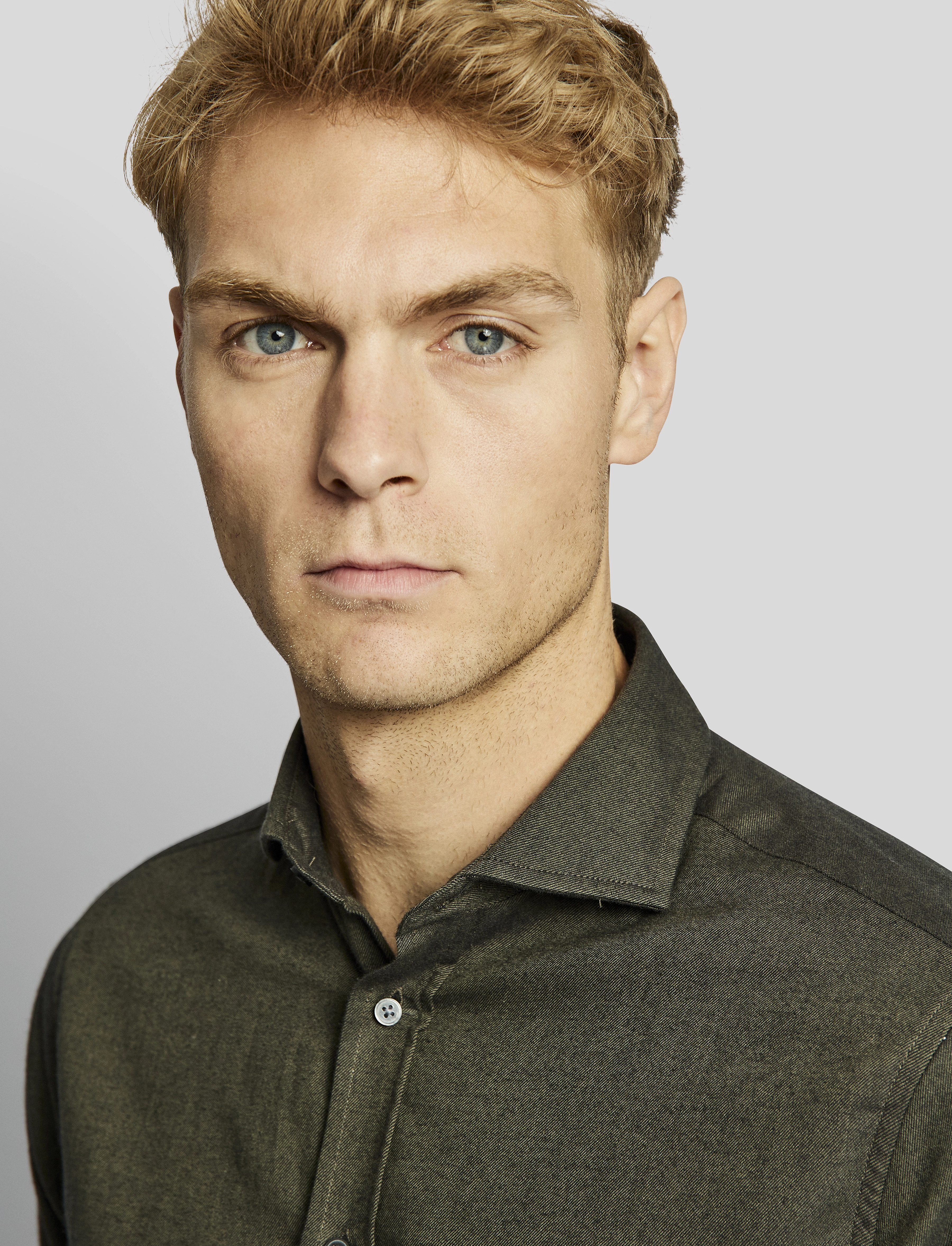 Bruun & Stengade - BS Halden casual slim fit shirt - dark green - 5