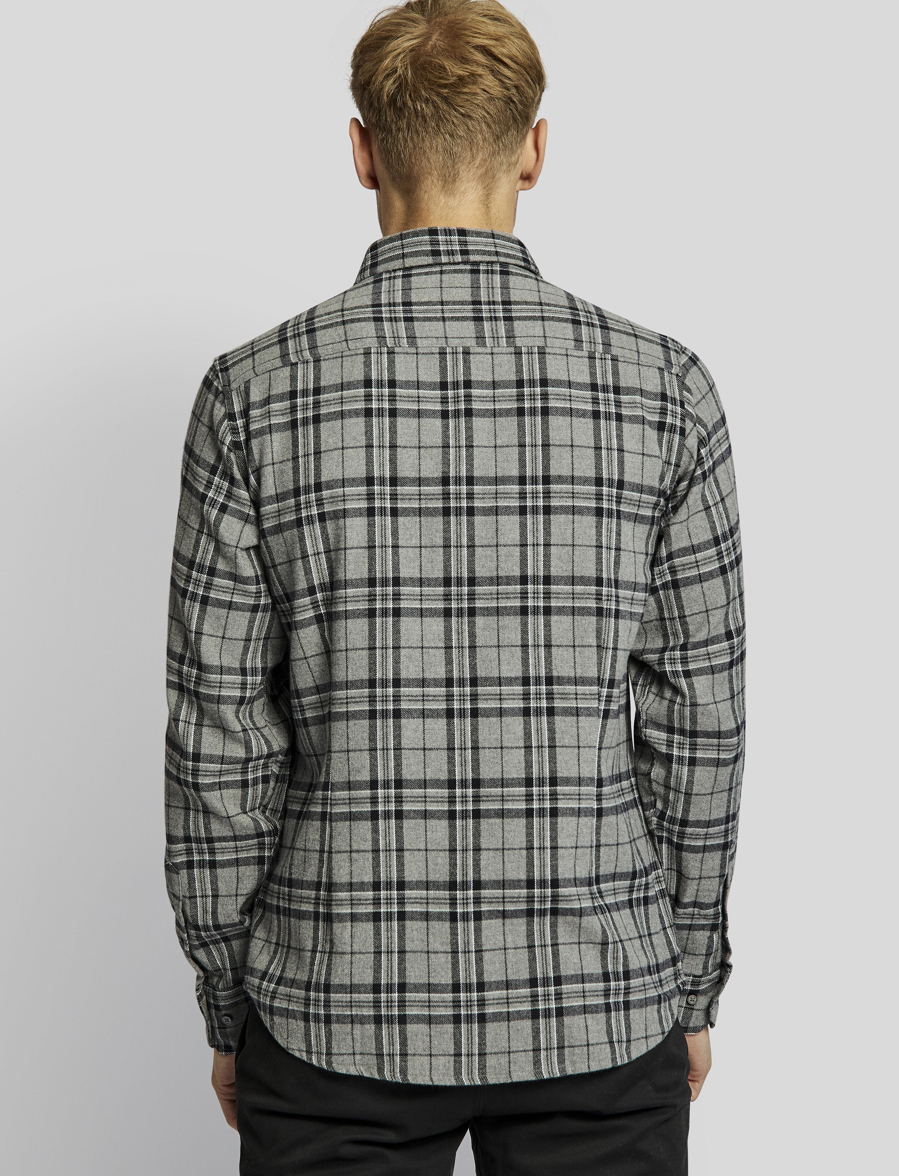 Bruun & Stengade - BS Trondheim casual slim fit shirt - grey - 4
