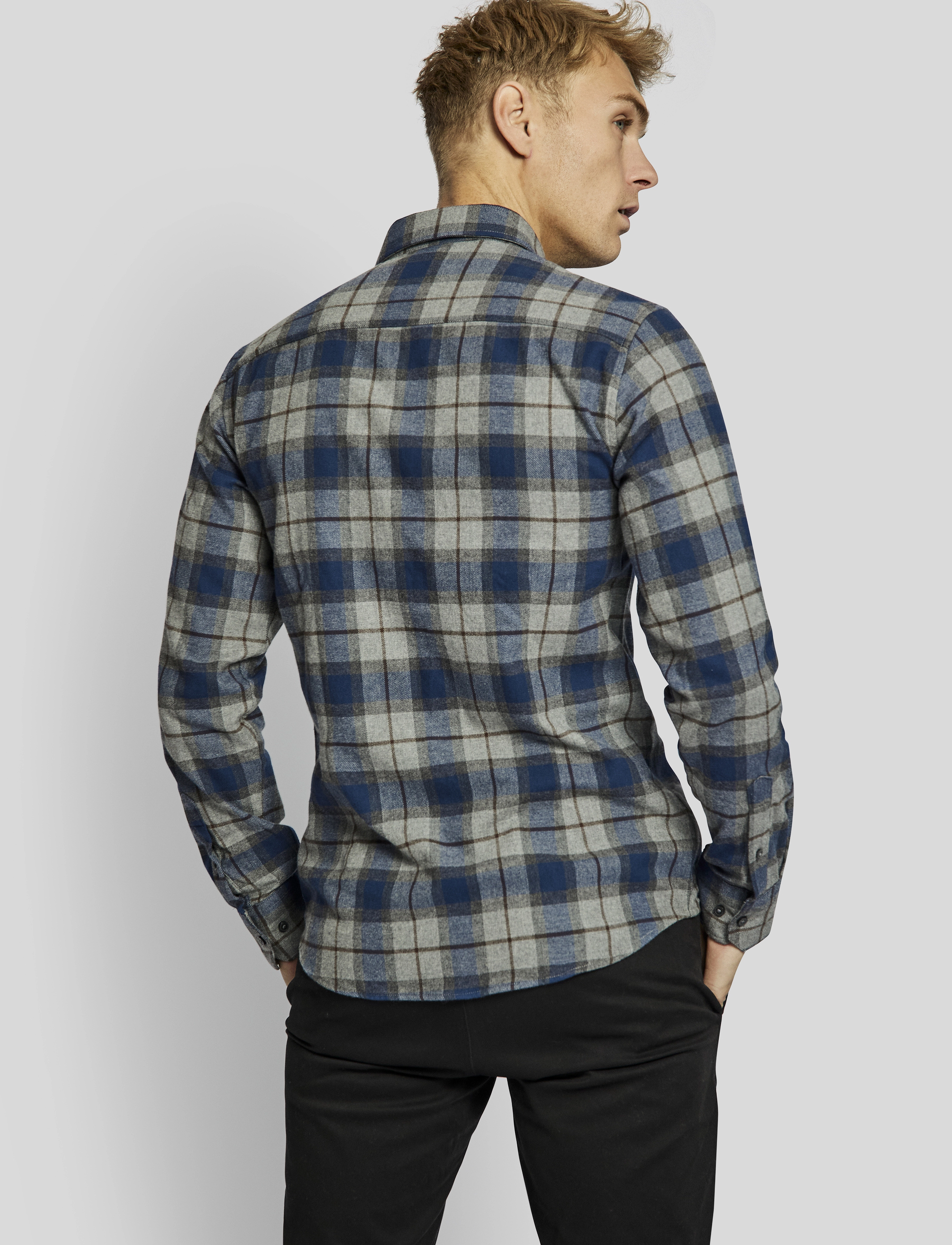 Bruun & Stengade - BS Skien casual slim fit shirt - blue - 4