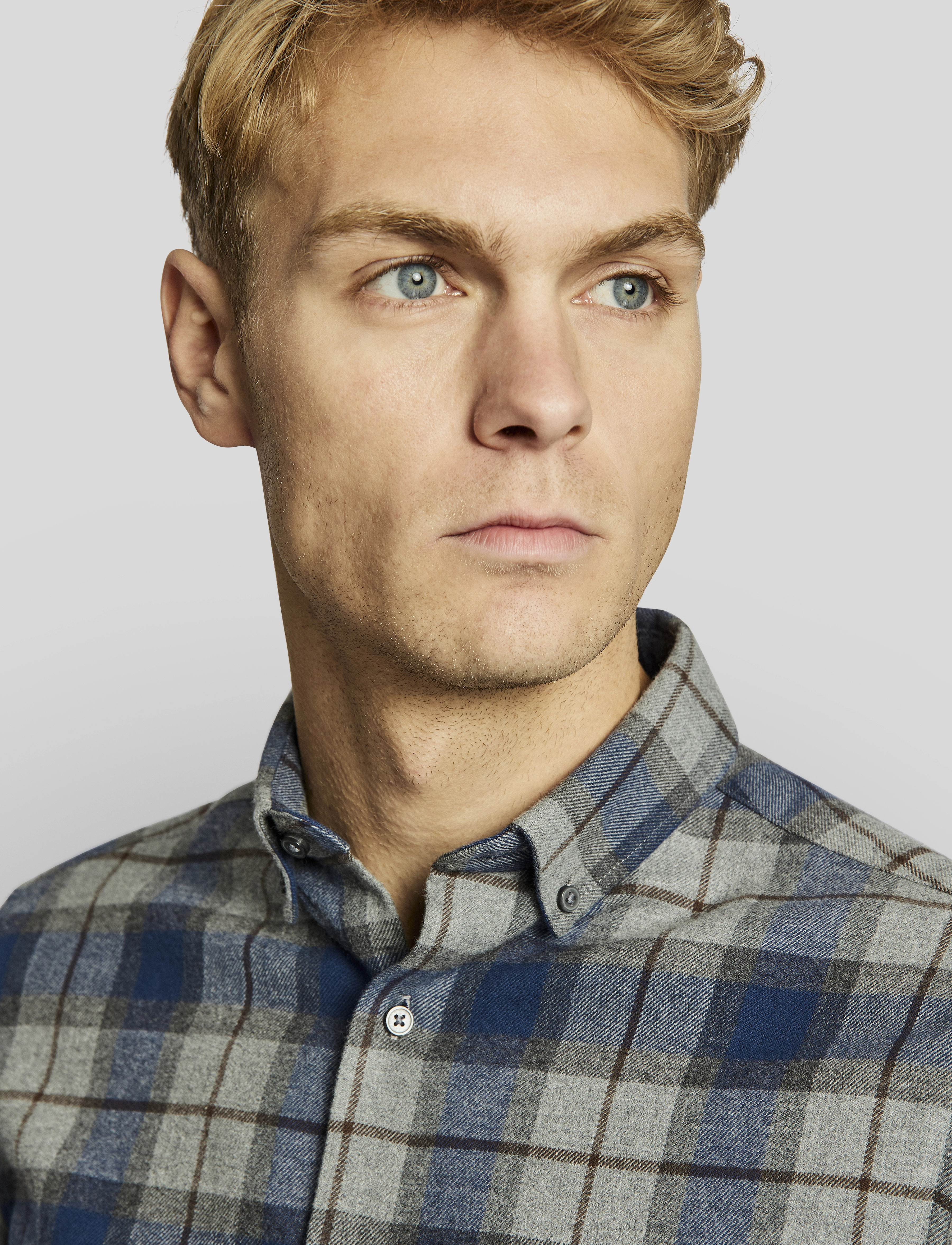 Bruun & Stengade - BS Skien casual slim fit shirt - blue - 5