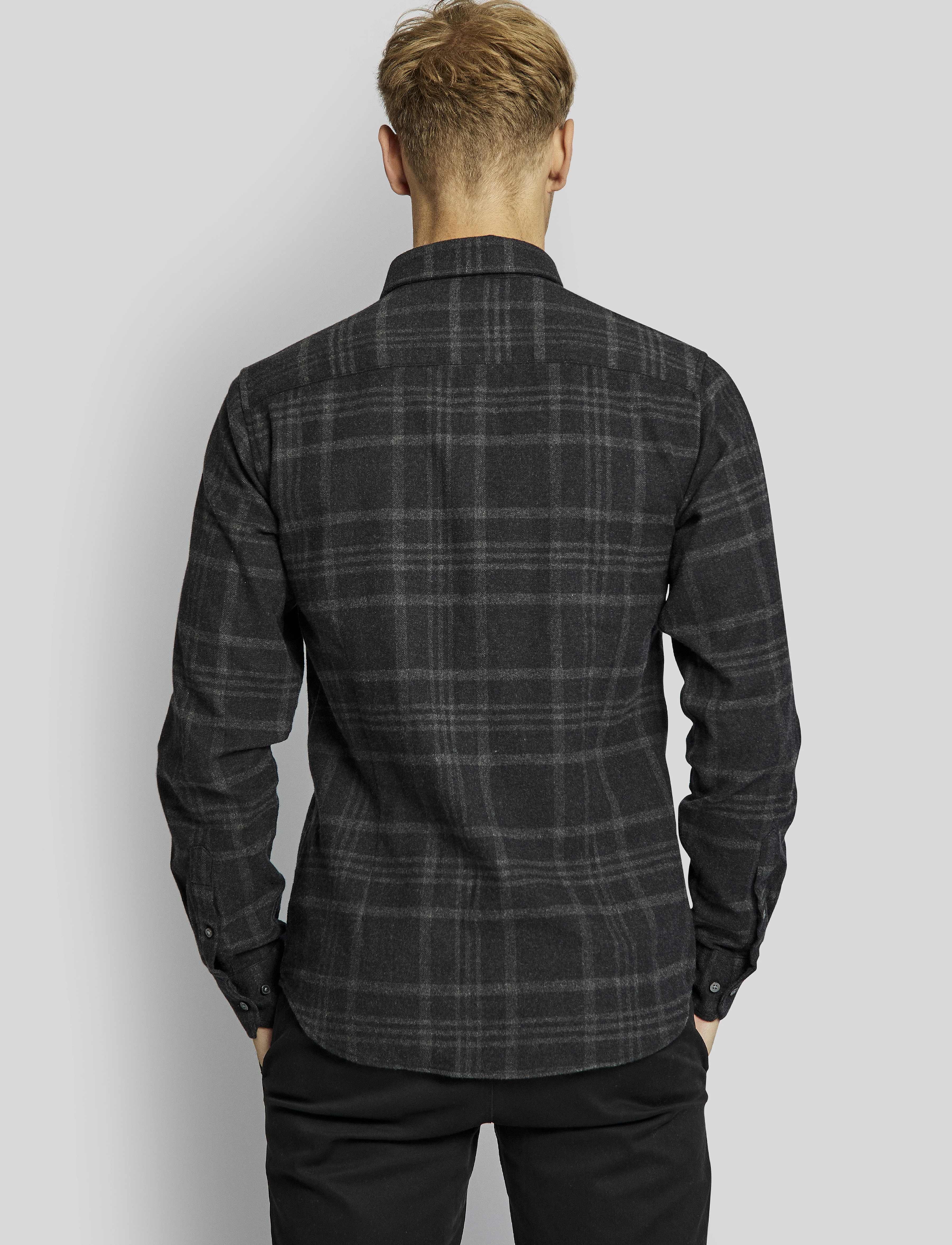 Bruun & Stengade - BS Sarpsborg casual slim fit shirt - black - 4
