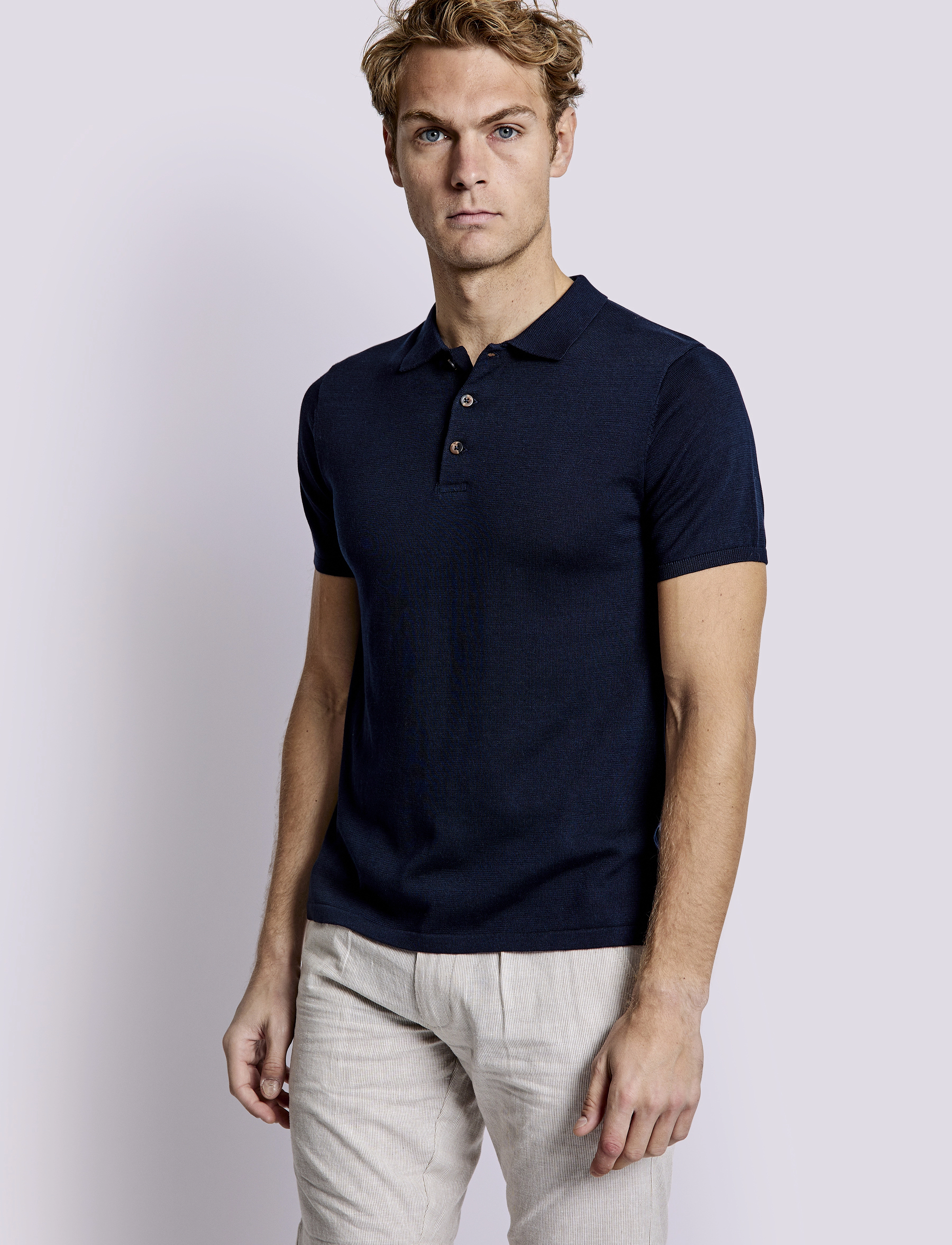 Bruun & Stengade - BS Ramon Regular Fit Polo Shirt - navy - 3
