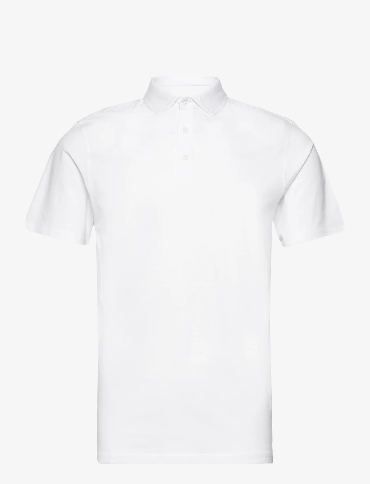 Bruun & Stengade - BS Natesan Regular Fit Polo Shirt - lyhythihaiset - white - 0