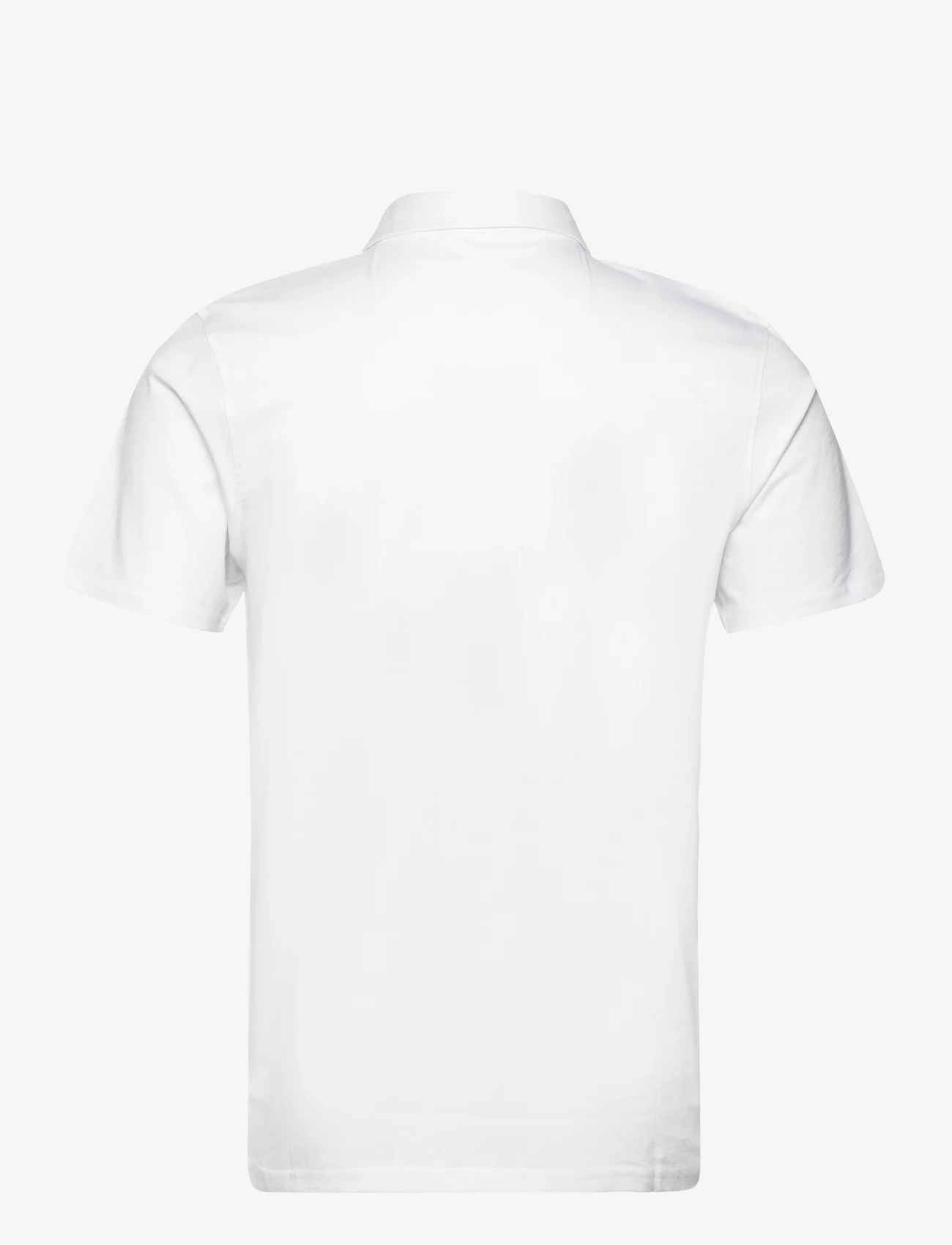 Bruun & Stengade - BS Natesan Regular Fit Polo Shirt - lyhythihaiset - white - 1
